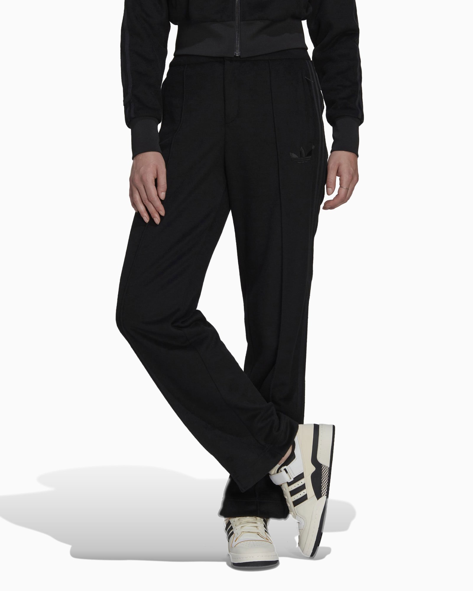 Adidas Trefoil Essentials Cargo Pants Black - Puffer Reds