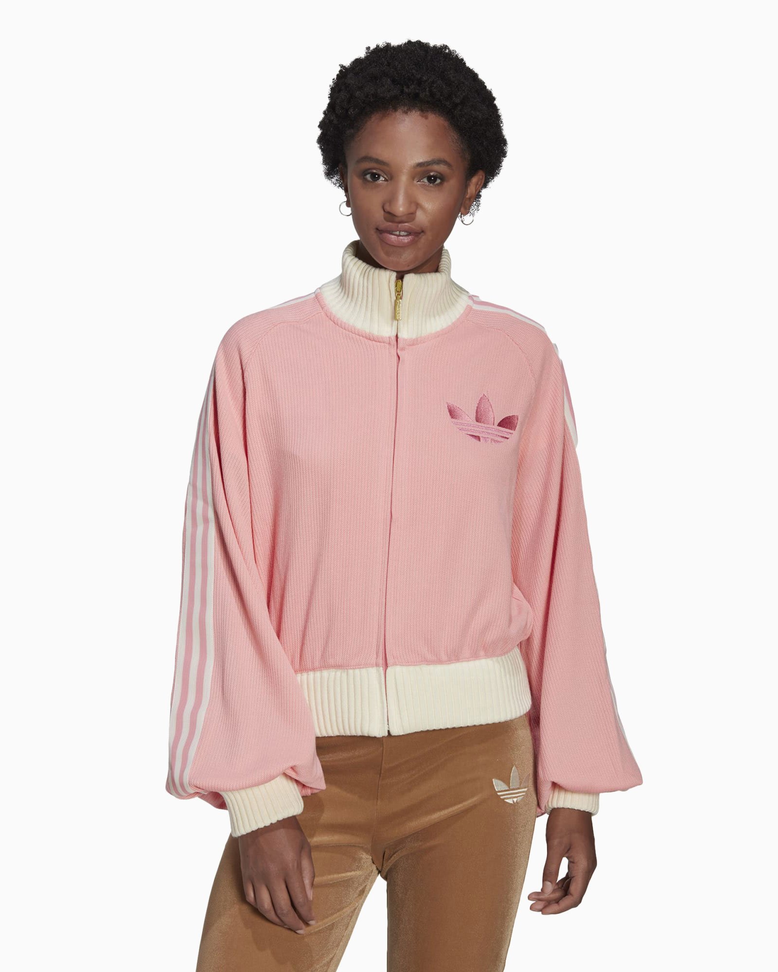 adidas Women s Blouson Track Jacket Pink IB2026 Buy Online at