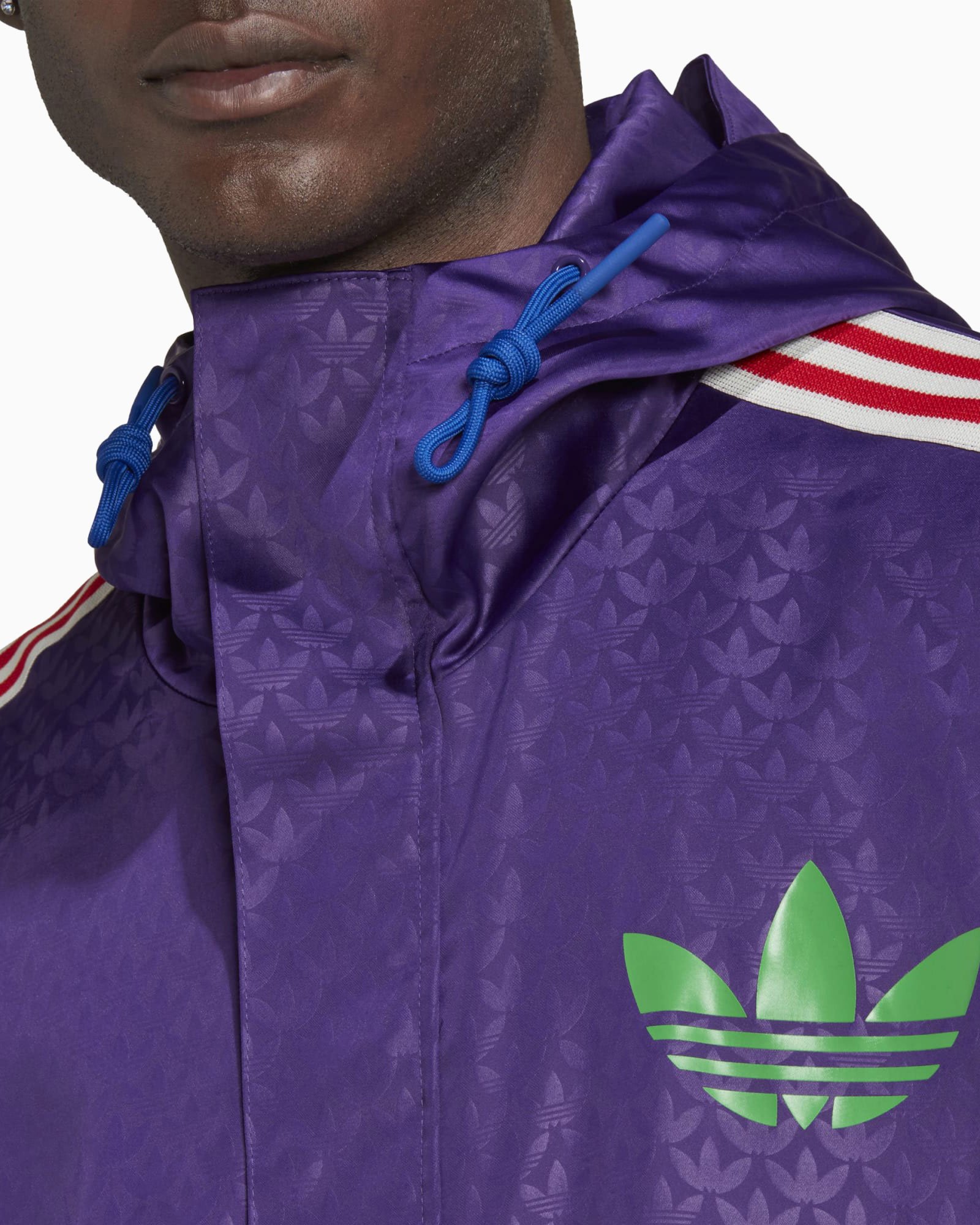 Purple adidas online jacket mens