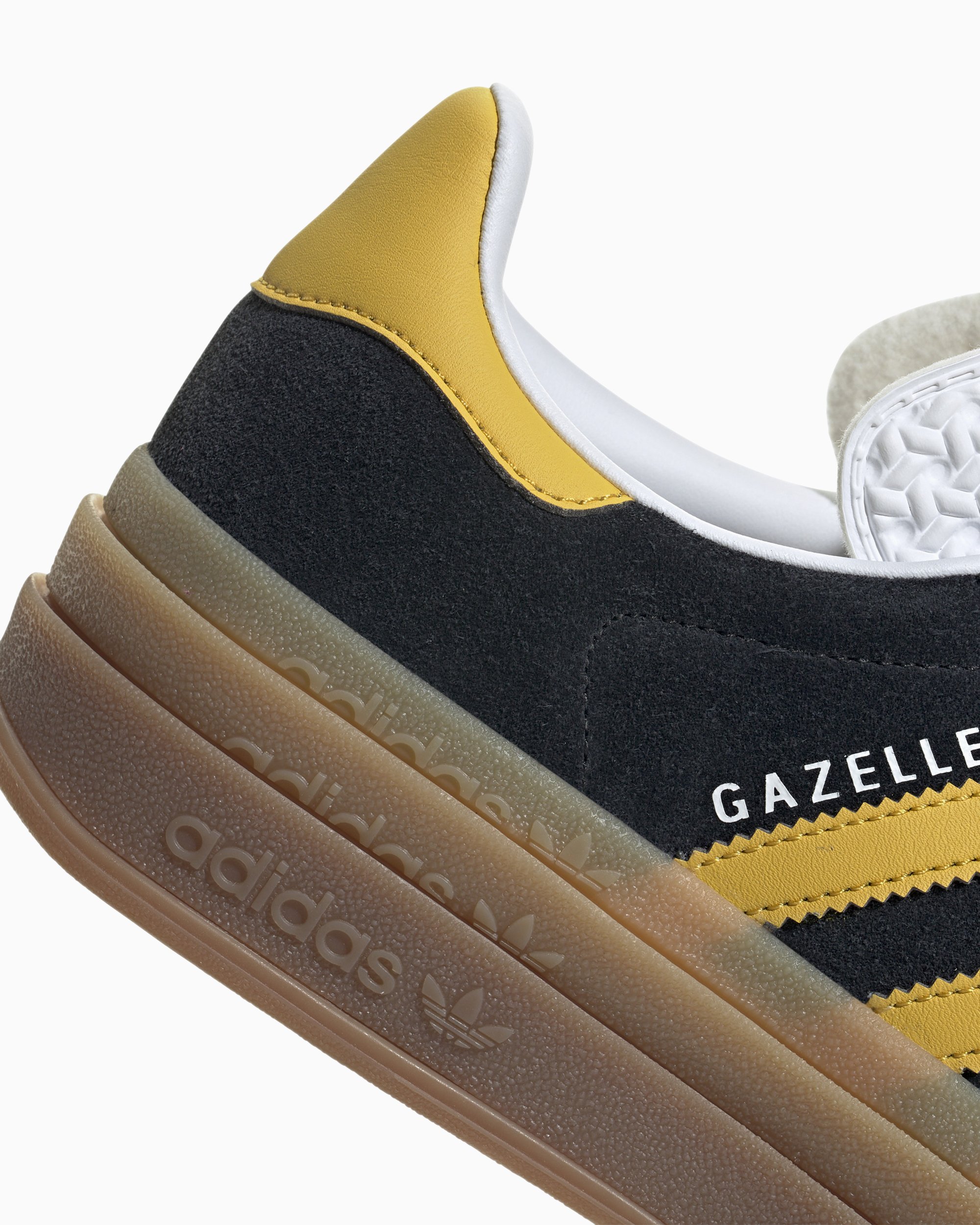 adidas Originals Women s Gazelle Bold Zwart Geel IE0422 Shop