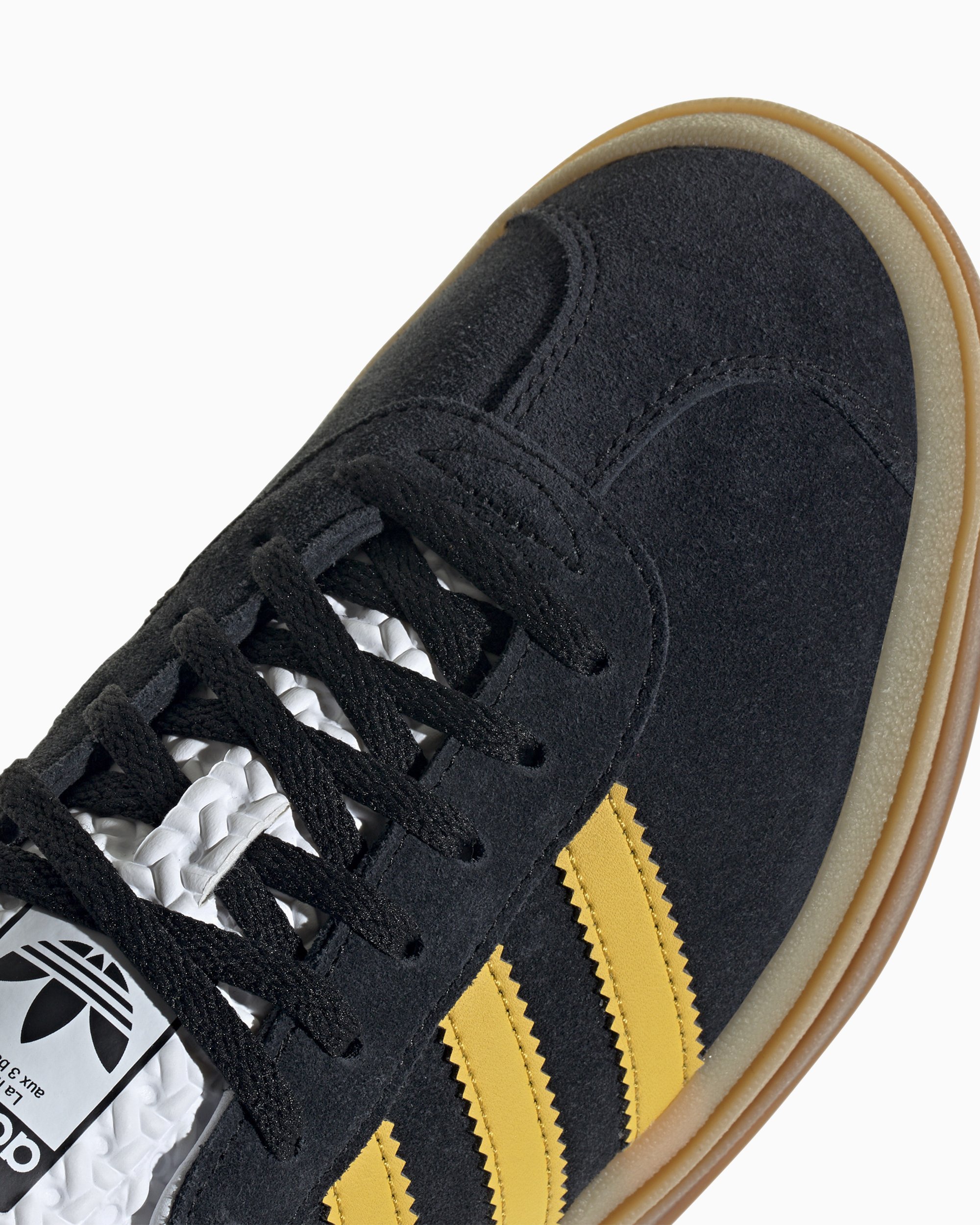 adidas Originals Women s Gazelle Bold Zwart Geel IE0422 Shop
