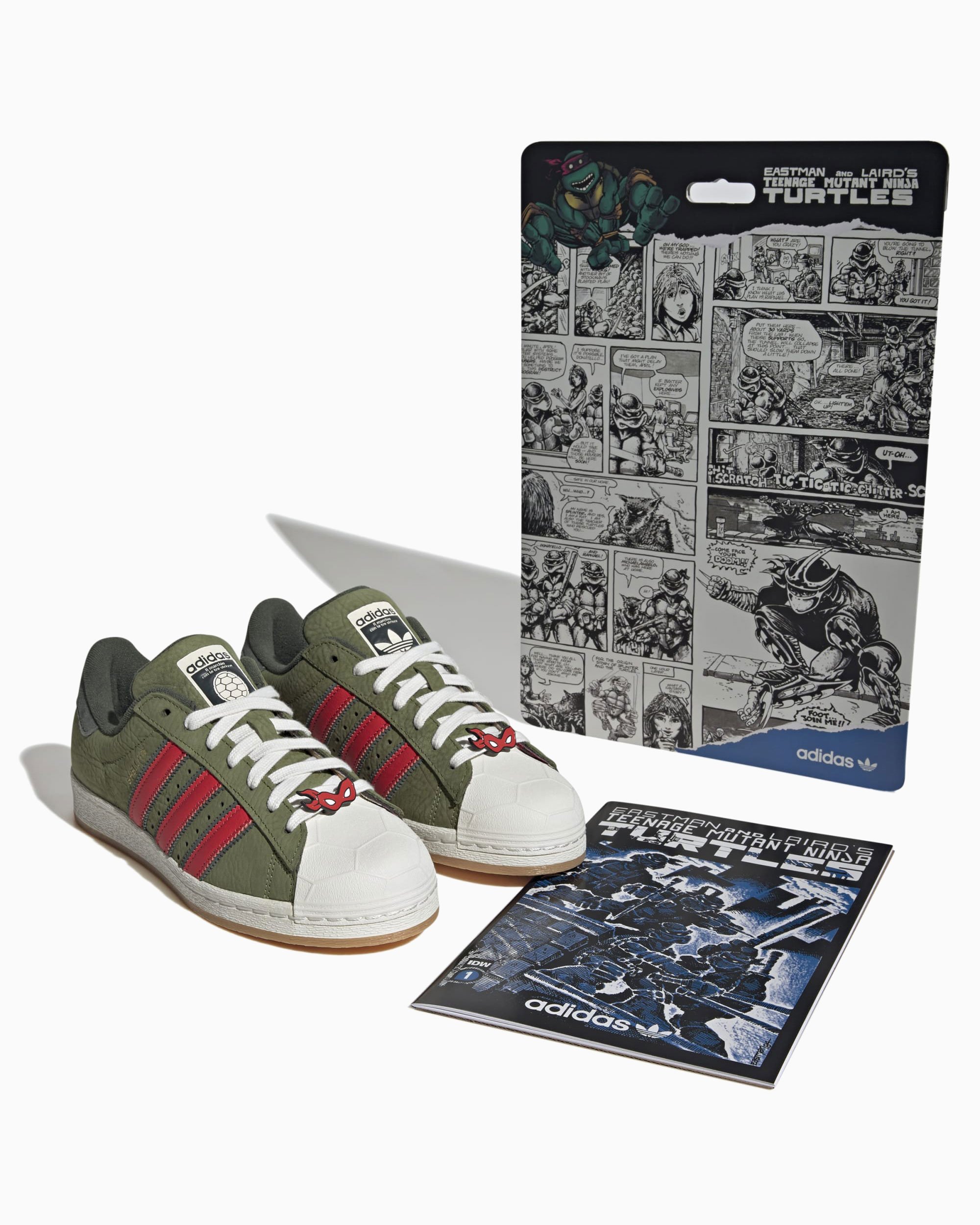 adidas Originals x Teenage Mutant Ninja Turtles Superstar Shelltoe Groen IF9280 FOOTDISTRICT