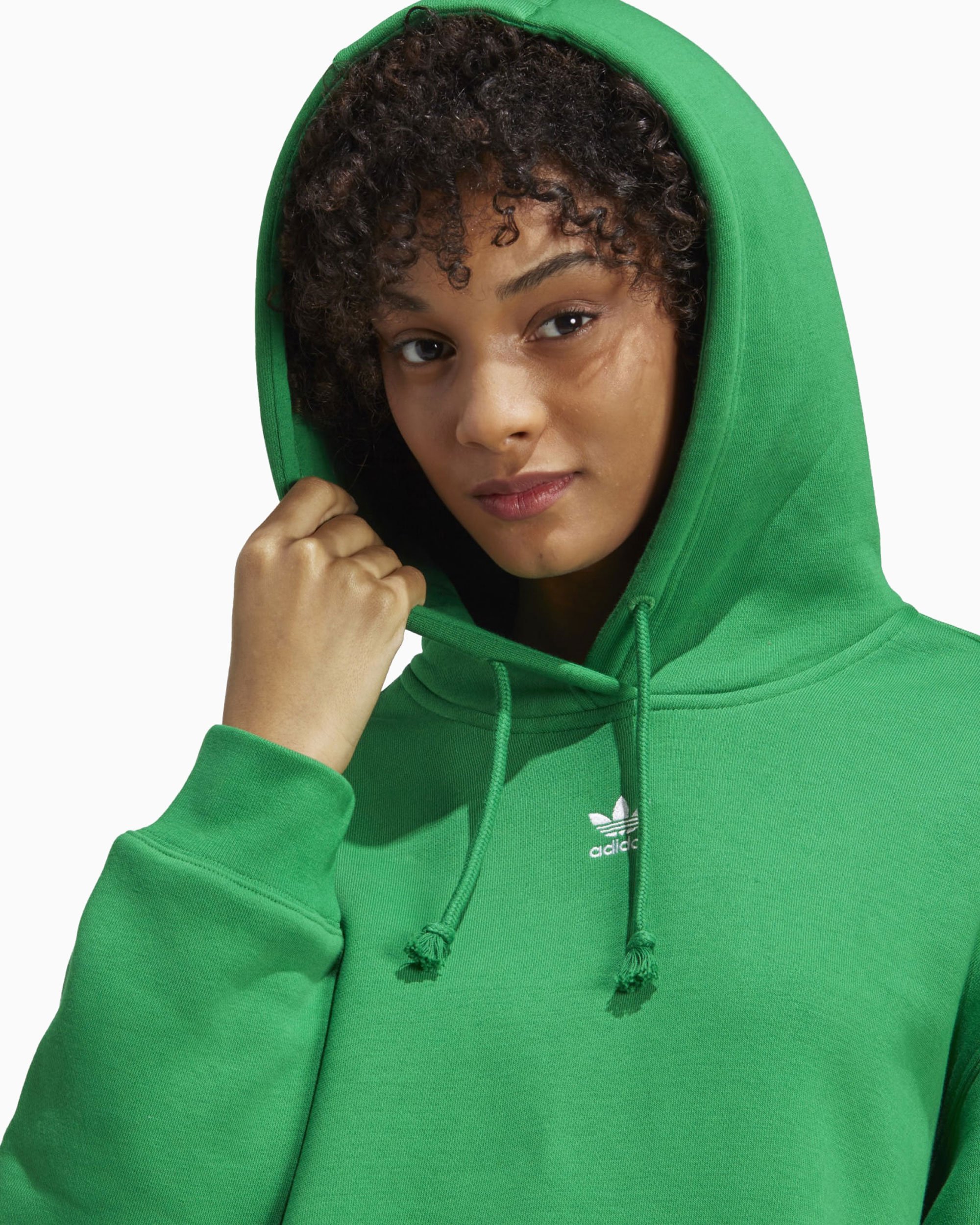 adidas Originals Women s Hoodie Green IK7692 Buy Online at