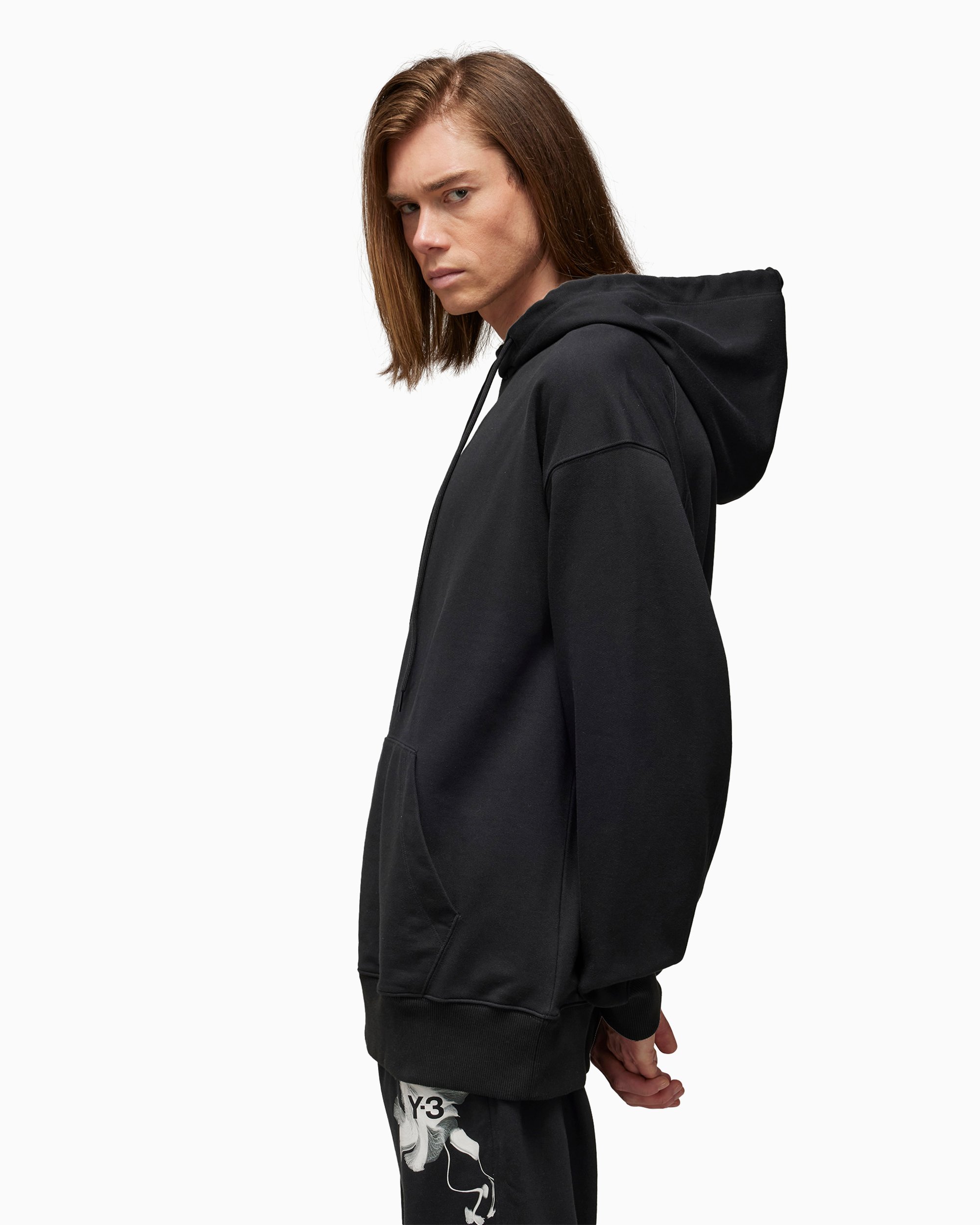 adidas Y 3 Unisex Graphic French Terry Hoodie Zwart IN4335 Shop