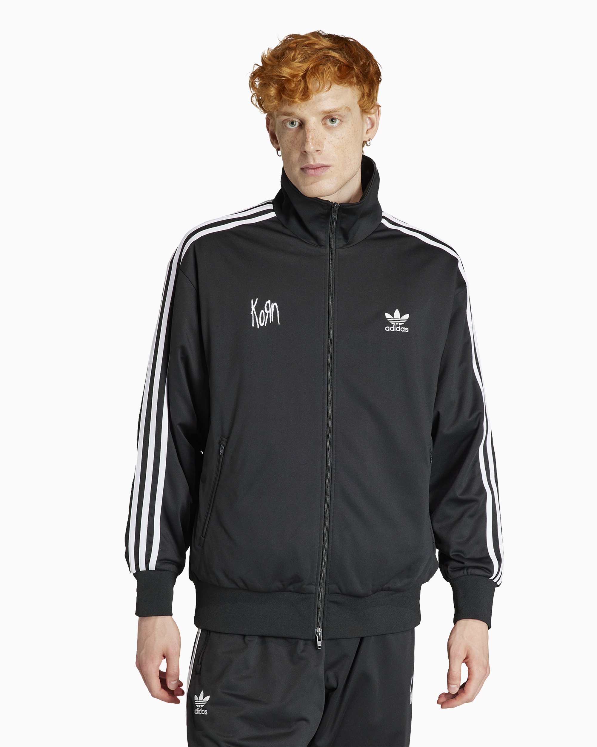 adidas Originals x Korn Men s Track Jacket Schwarz IN9109 Online