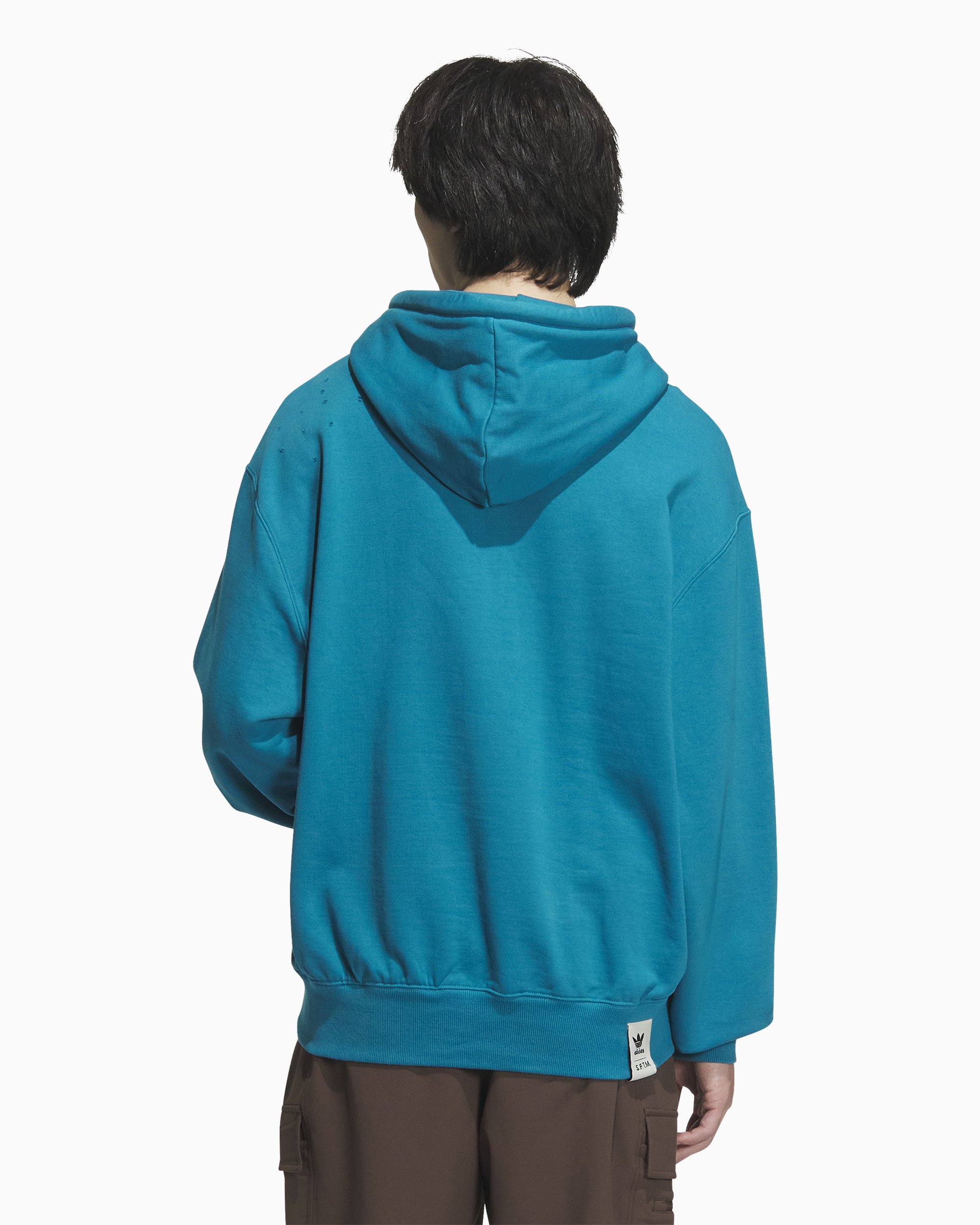 adidas Originals x Song For The Mute Unisex Hoodie Blu IY9518 FOOTDISTRICT