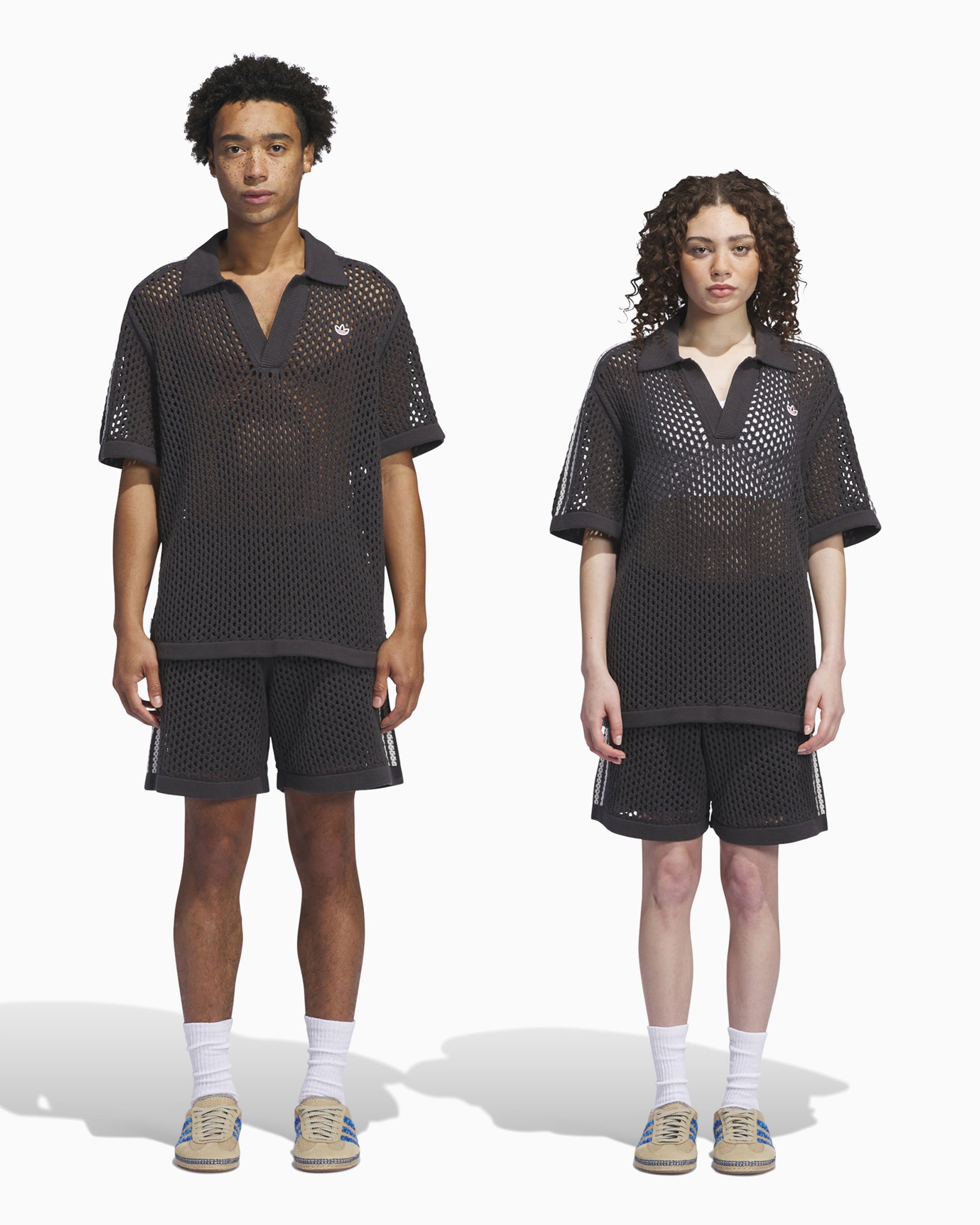 adidas Originals x CLOT By Edison Chen Unisex Crochet Polo