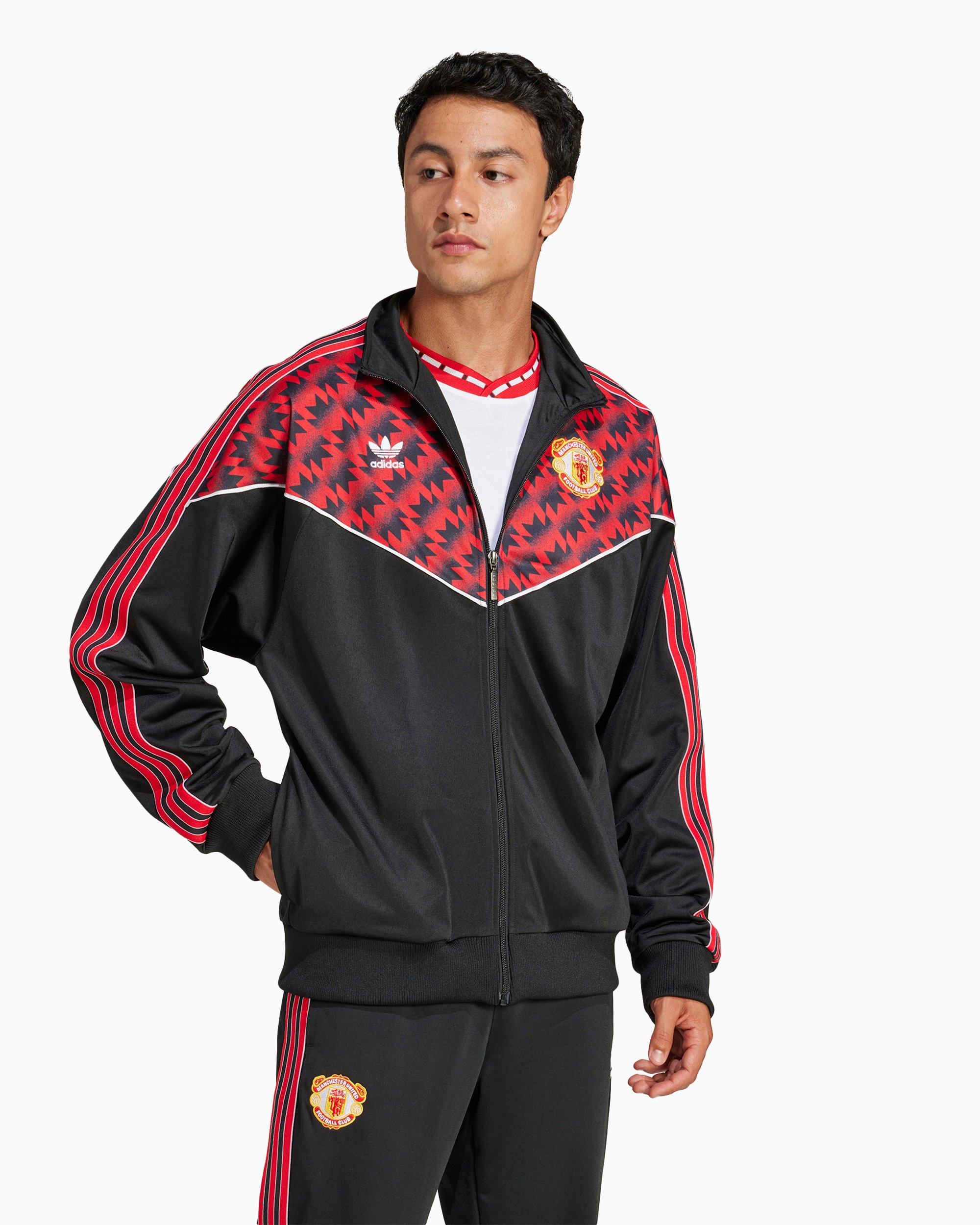 Men's Manchester United Adidas Originals Track Zip Jacket