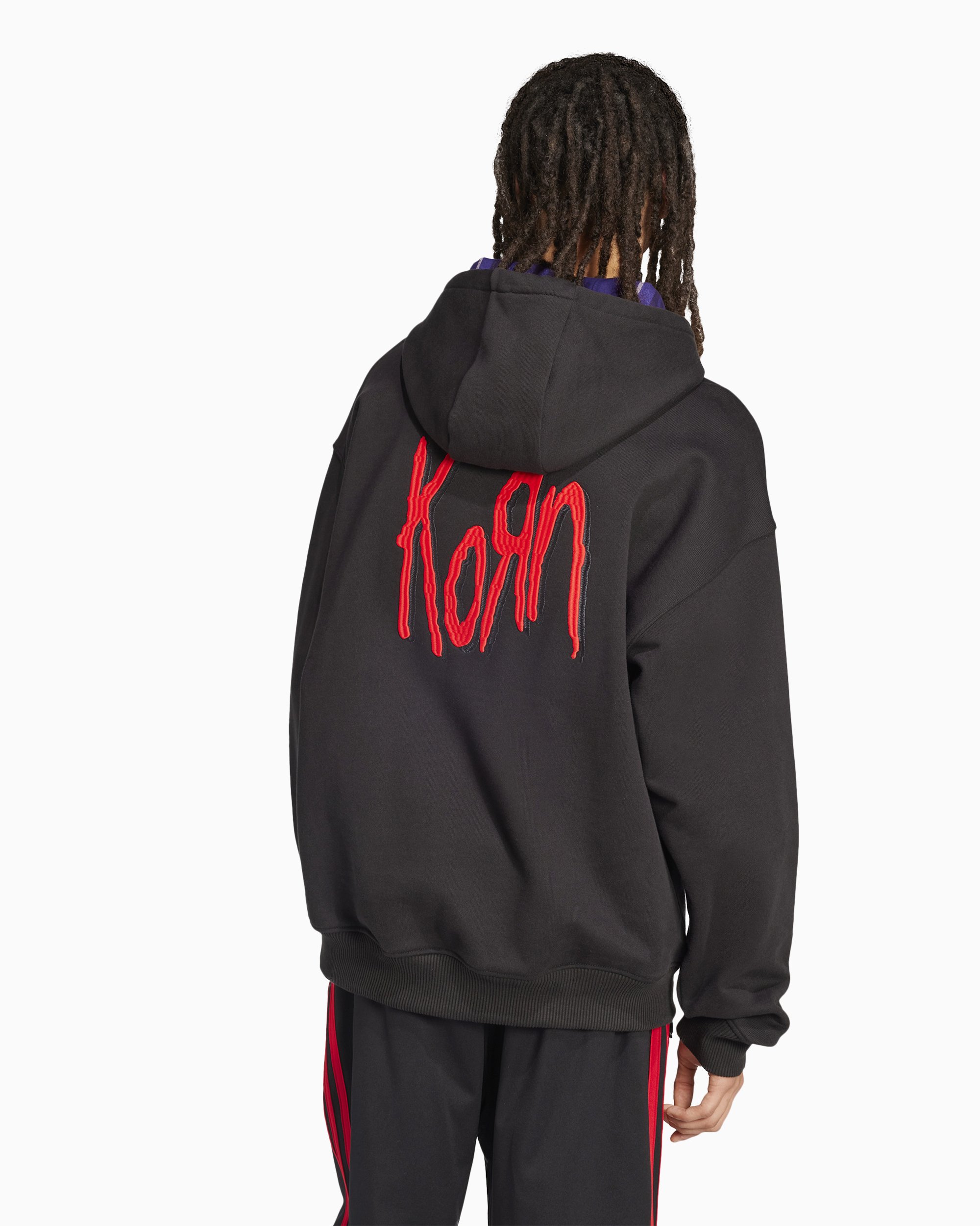 adidas Originals x Korn Men s Hoodie Negro JG1337 FOOTDISTRICT