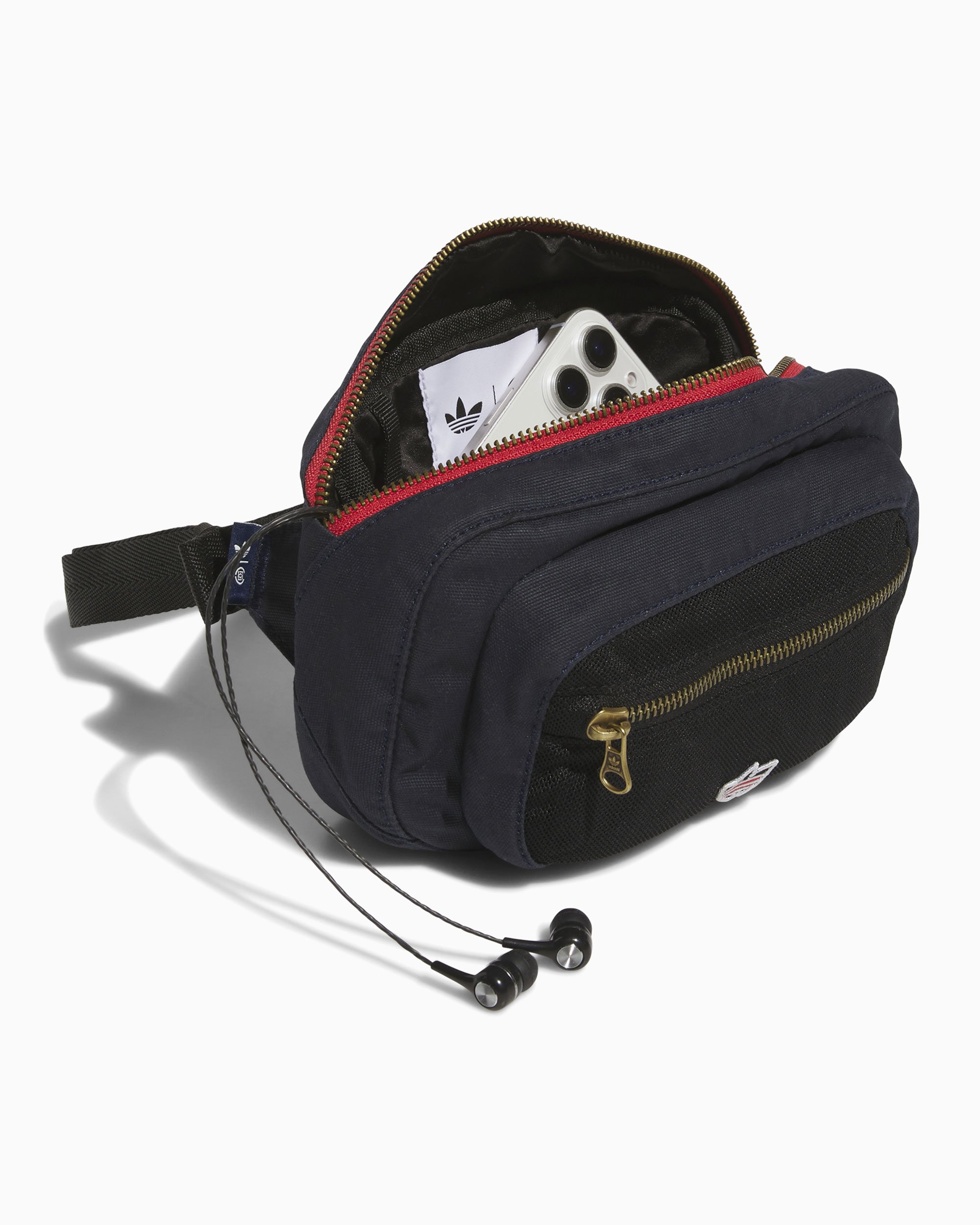 adidas Originals x CLOT Unisex Waist Bag Black JM6964