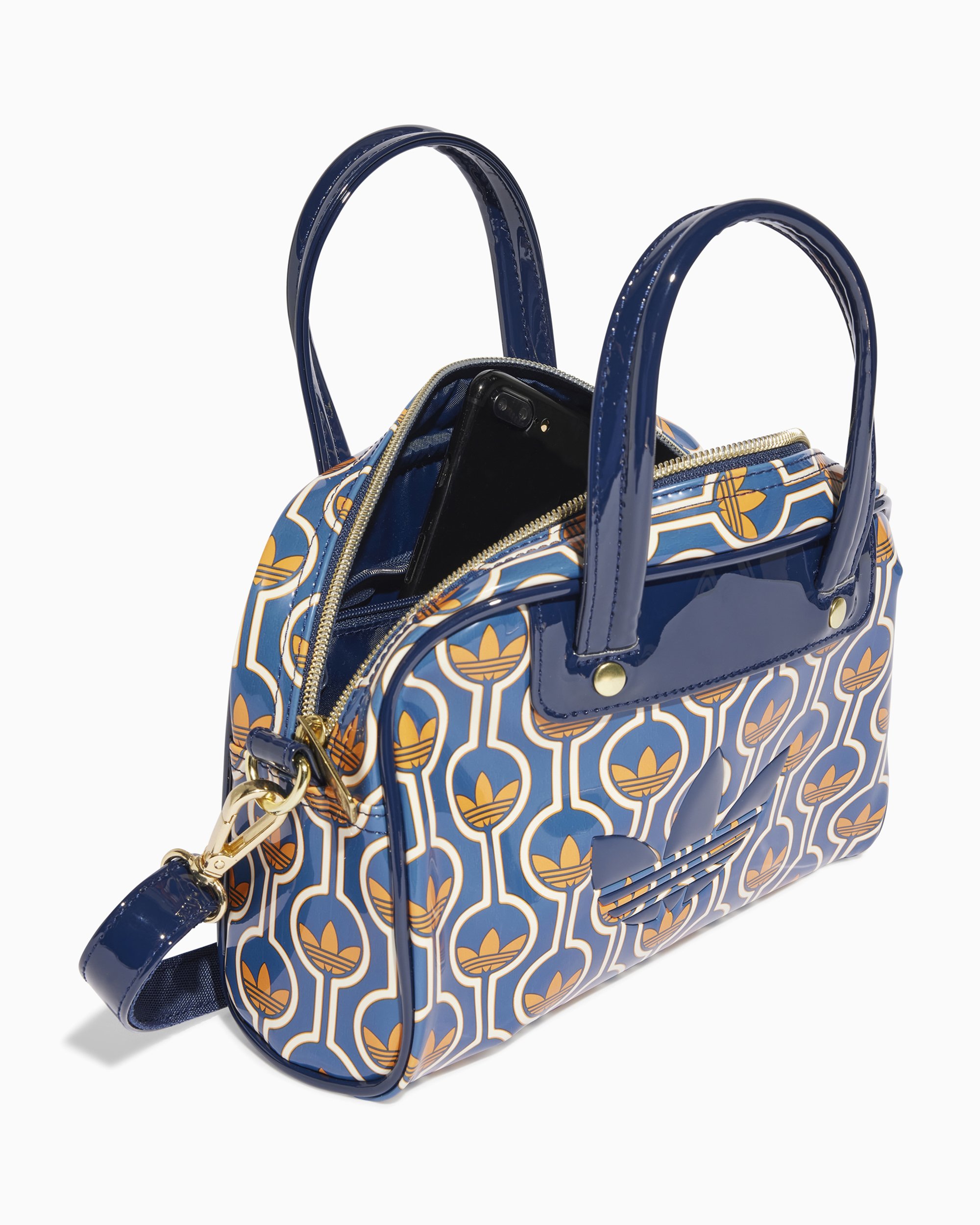 adidas Originals Unisex Mini Bowling Shoulder Bag Bleu JM9244 FOOTDISTRICT