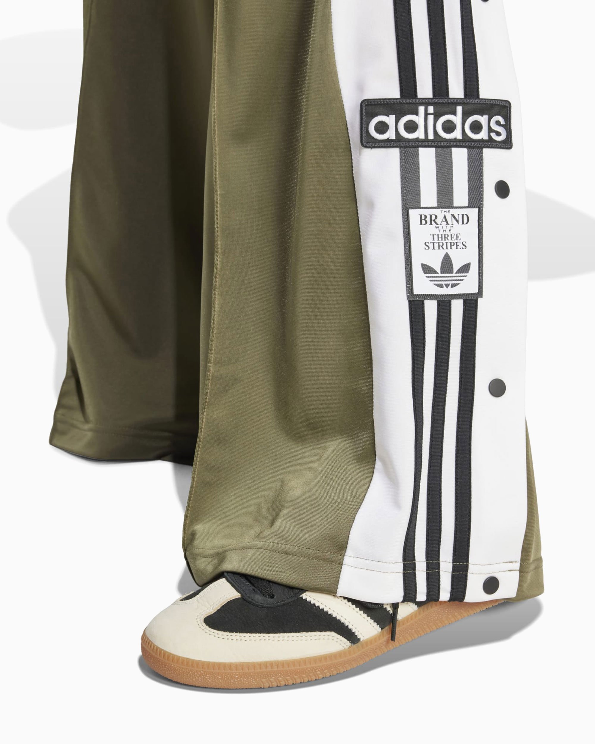 adidas Originals Adilenium Oversized Adibreak Women s Track Pants Green JM9272 FOOTDISTRICT