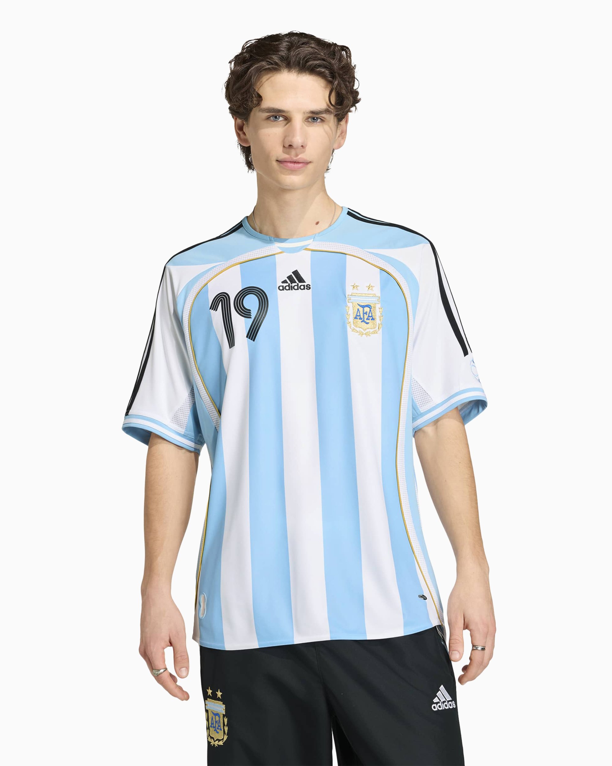 adidas Performance Argentina 2006 Messi Men's Jersey T-Shirt Blue