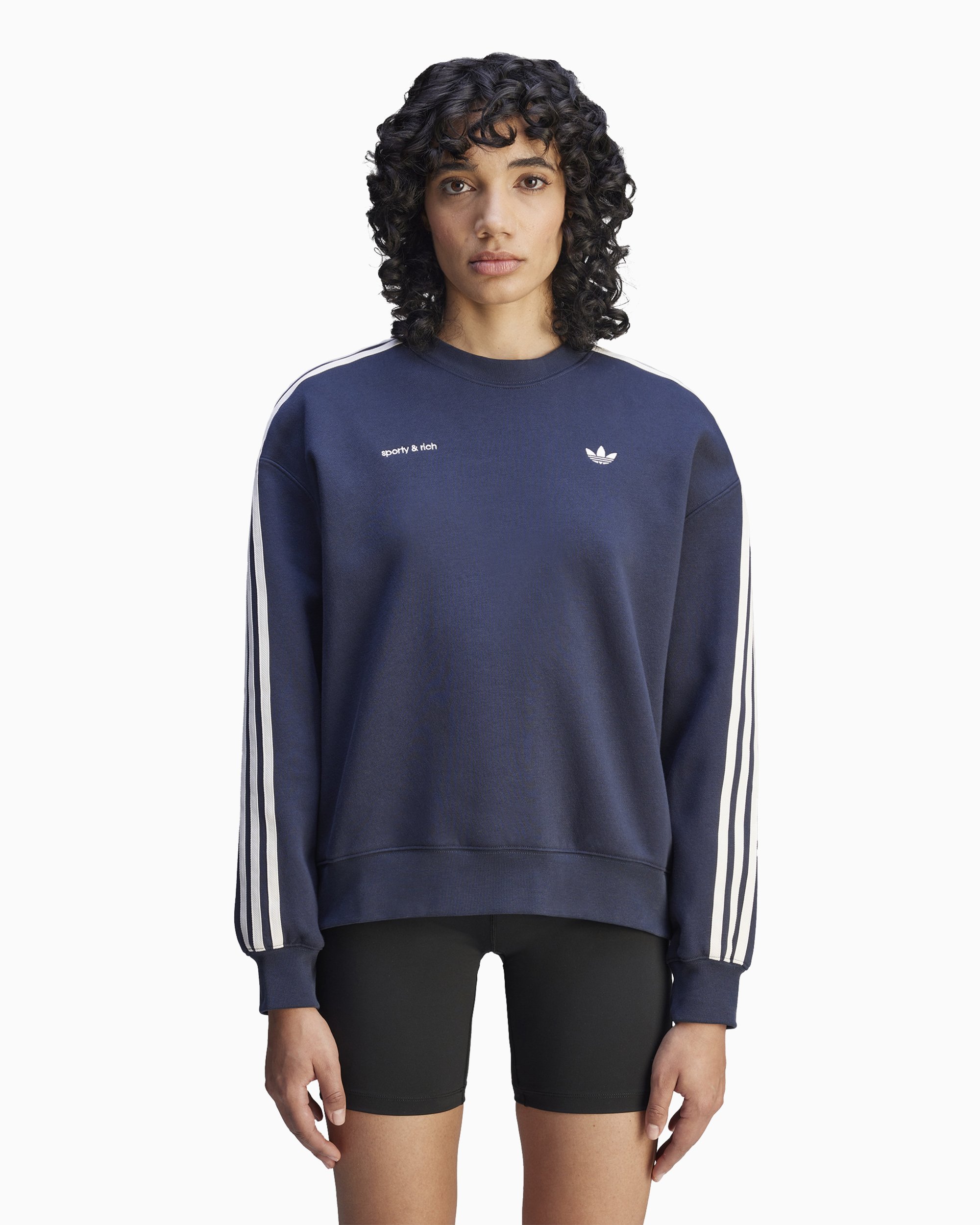 adidas sporty&rich スウェット WMNS) adidas x Sporty & Rich Sweater 'Beige' IN5247
