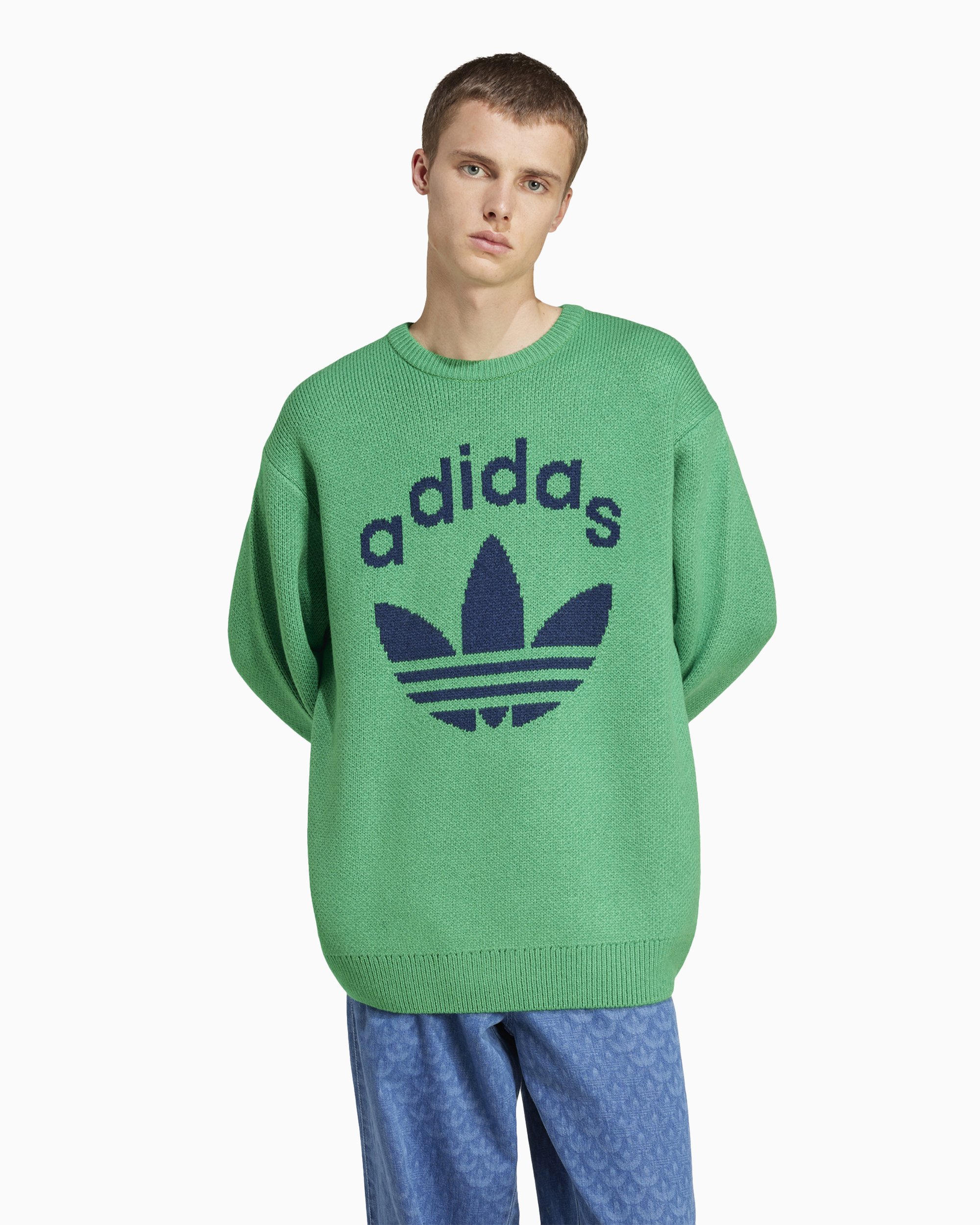 Adidas green knit hotsell