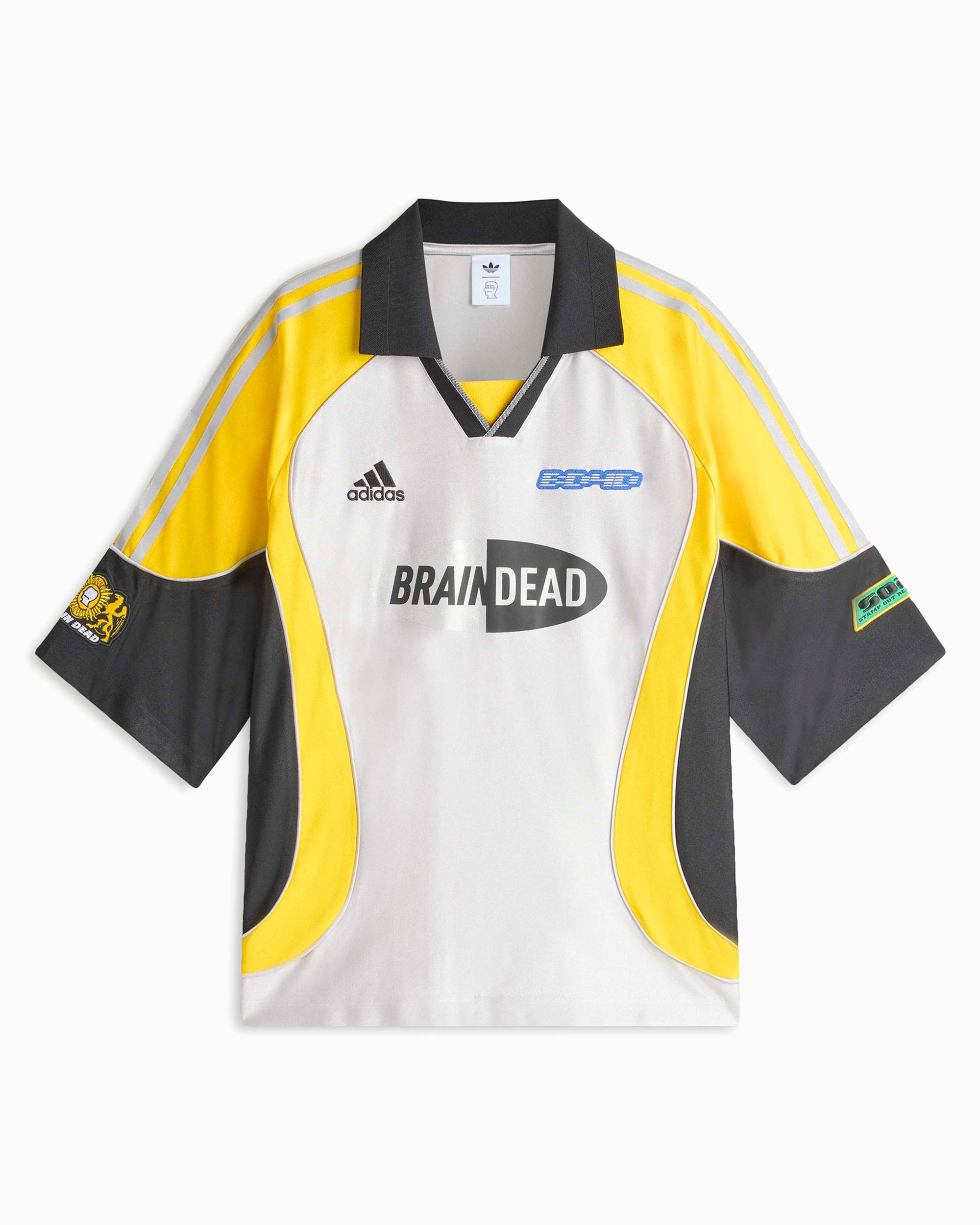 adidas Originals x Brain Dead Oversize Men's Jersey T-Shirt Yellow