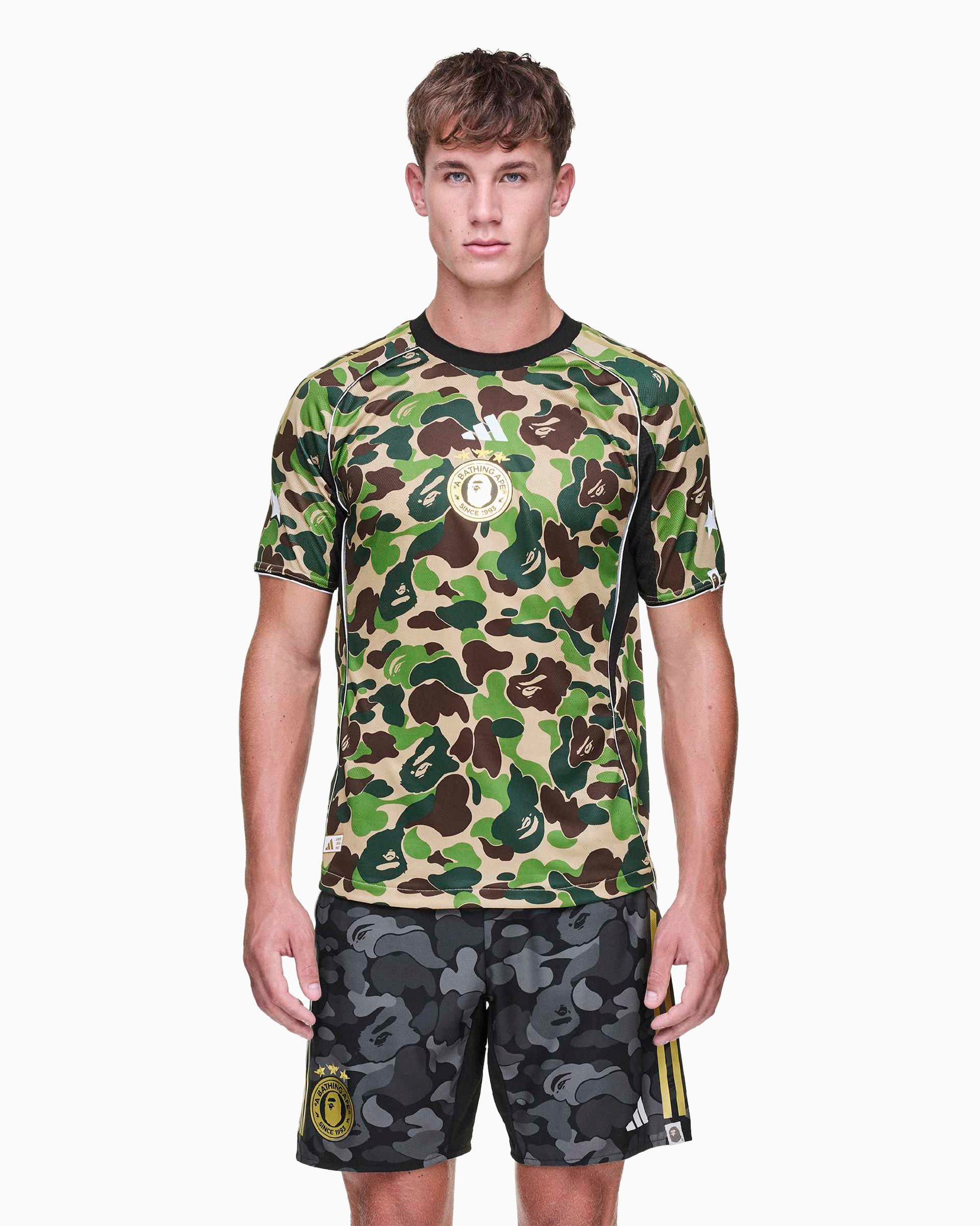 Jersey T-Shirt com gráfico Slim adidas Originals x BAPE Football