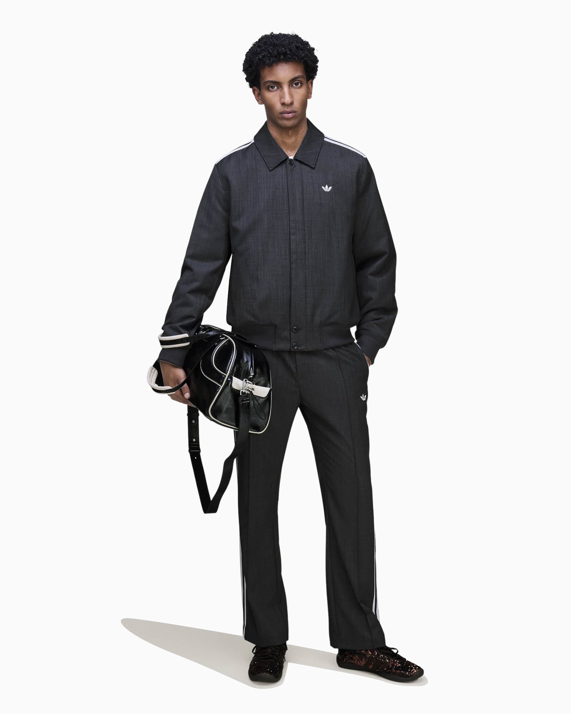 adidas Originals x Wales Bonner Men's Track Jacket Gray KB2315