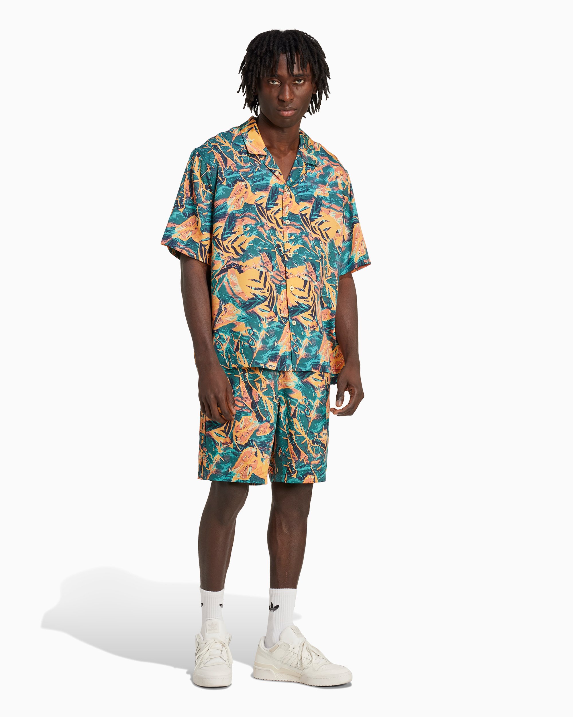 adidas Originals Archive Resort Floral Short-Sleeved Men's Shirt