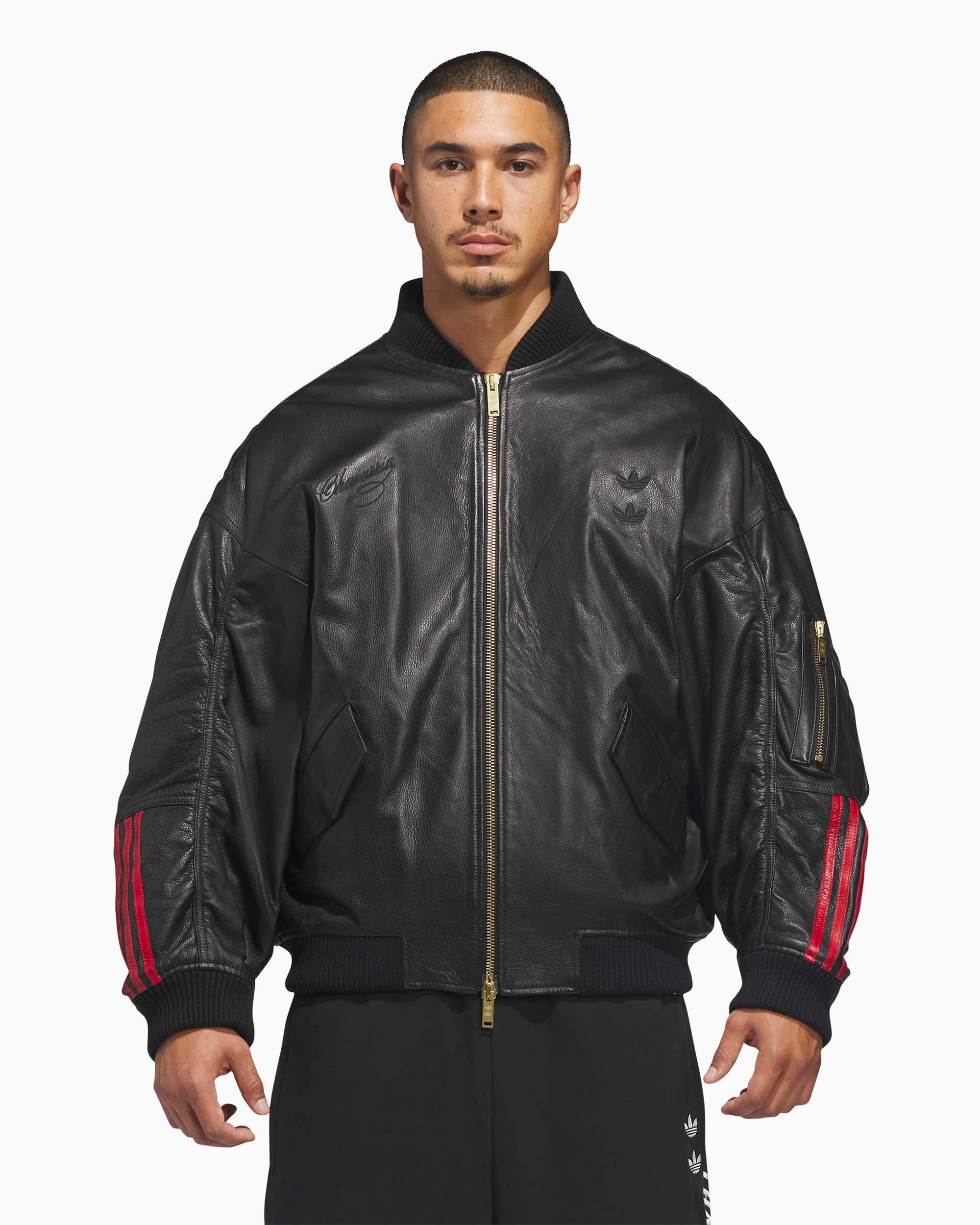 adidas Originals x Willy Chavarria Bomber Jacket Men's Leather
