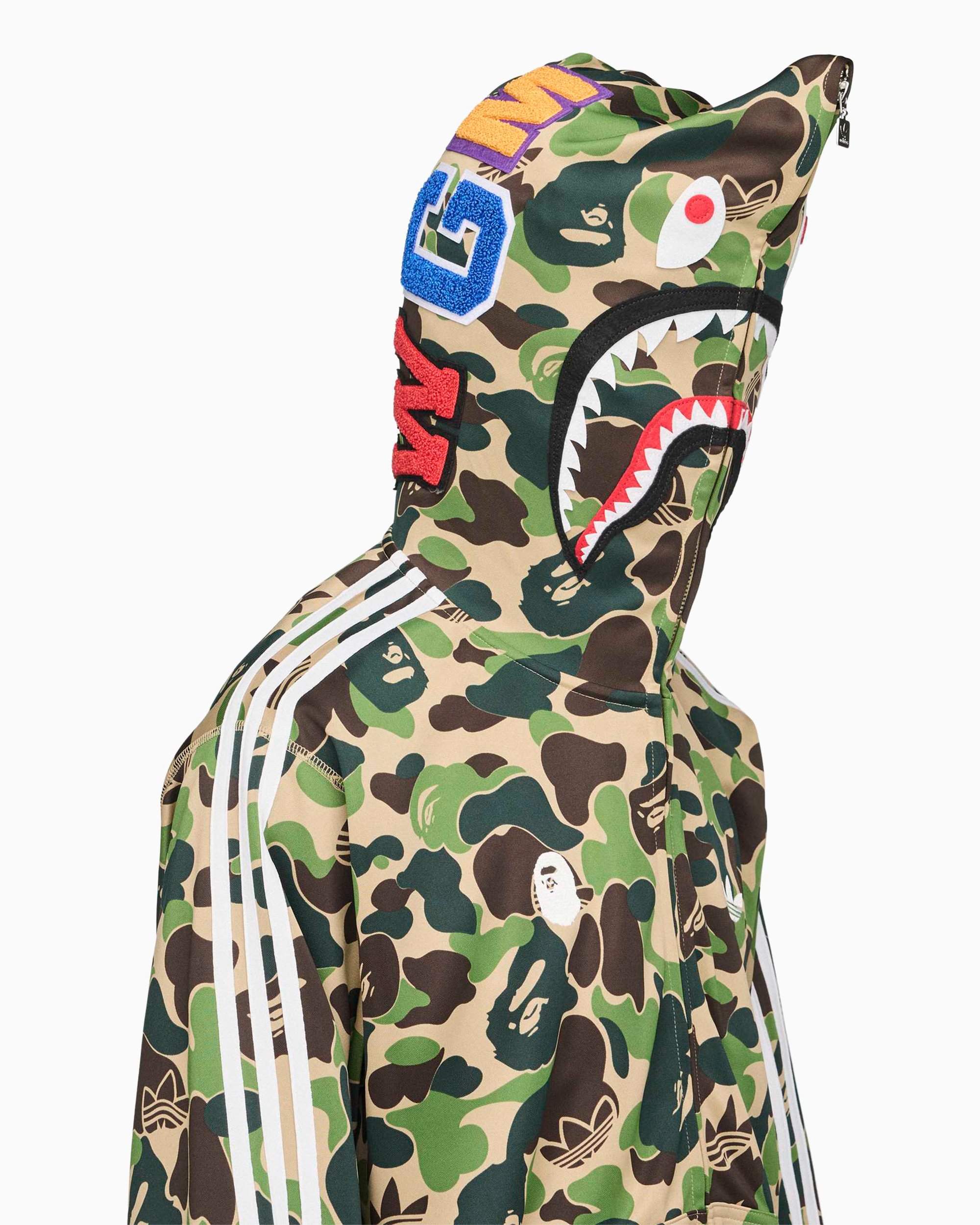 adidas Originals x BAPE Shark Graphic Relaxed Men's Zip-Up