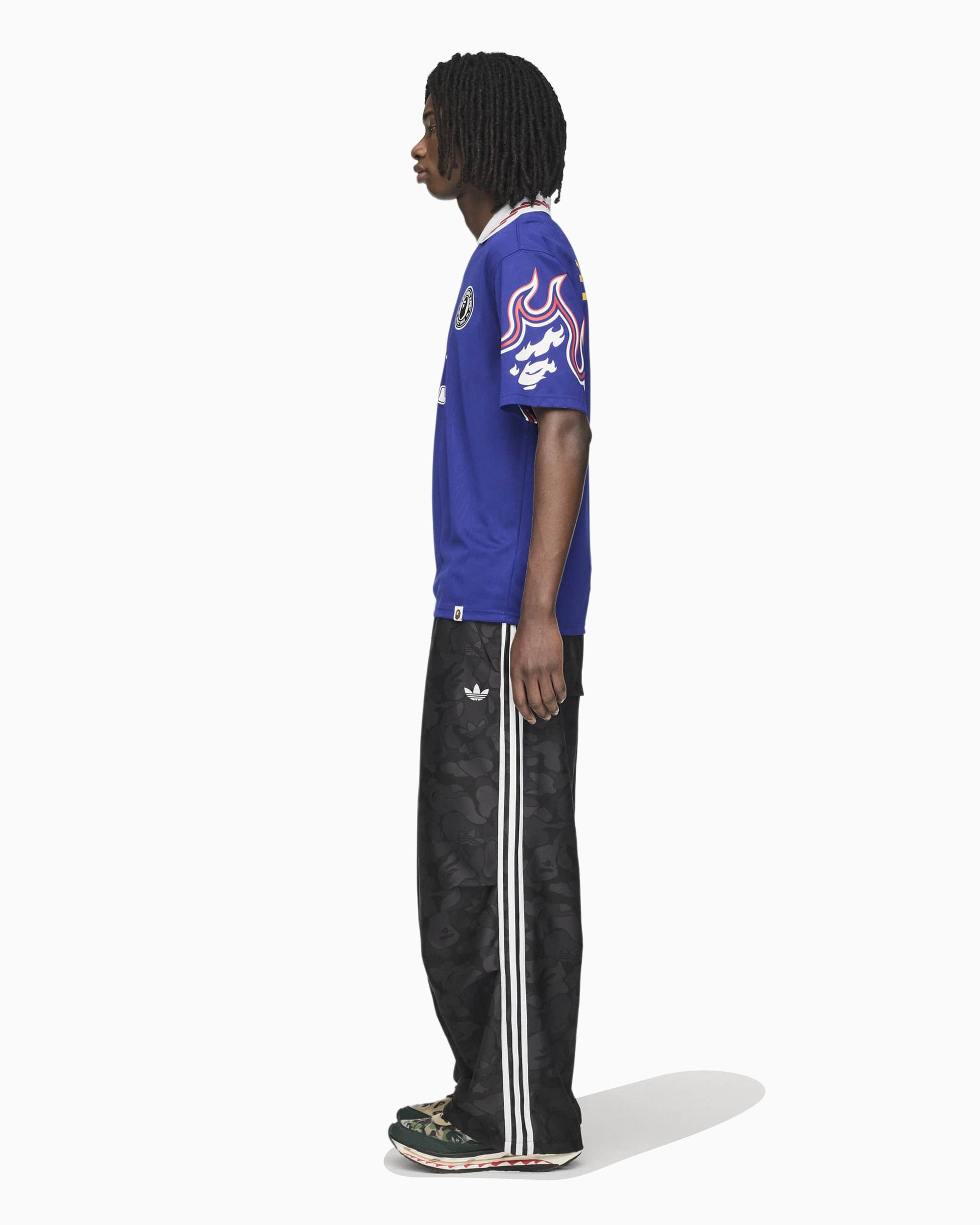 adidas Originals x BAPE Jacquard Relaxed Men's Track Pants Black