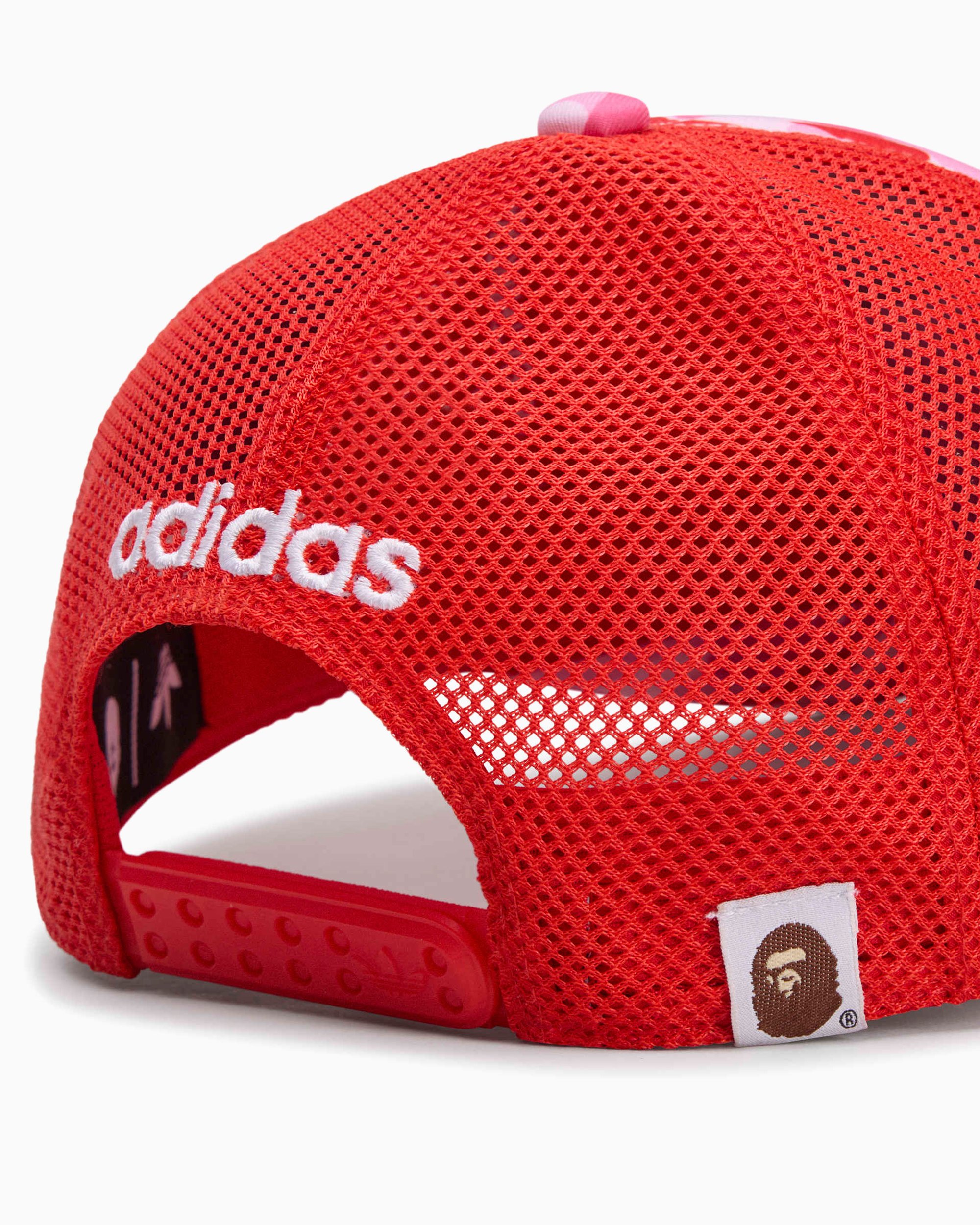 adidas Originals x BAPE Trucker Unisex Cap Pink, Red KF4919