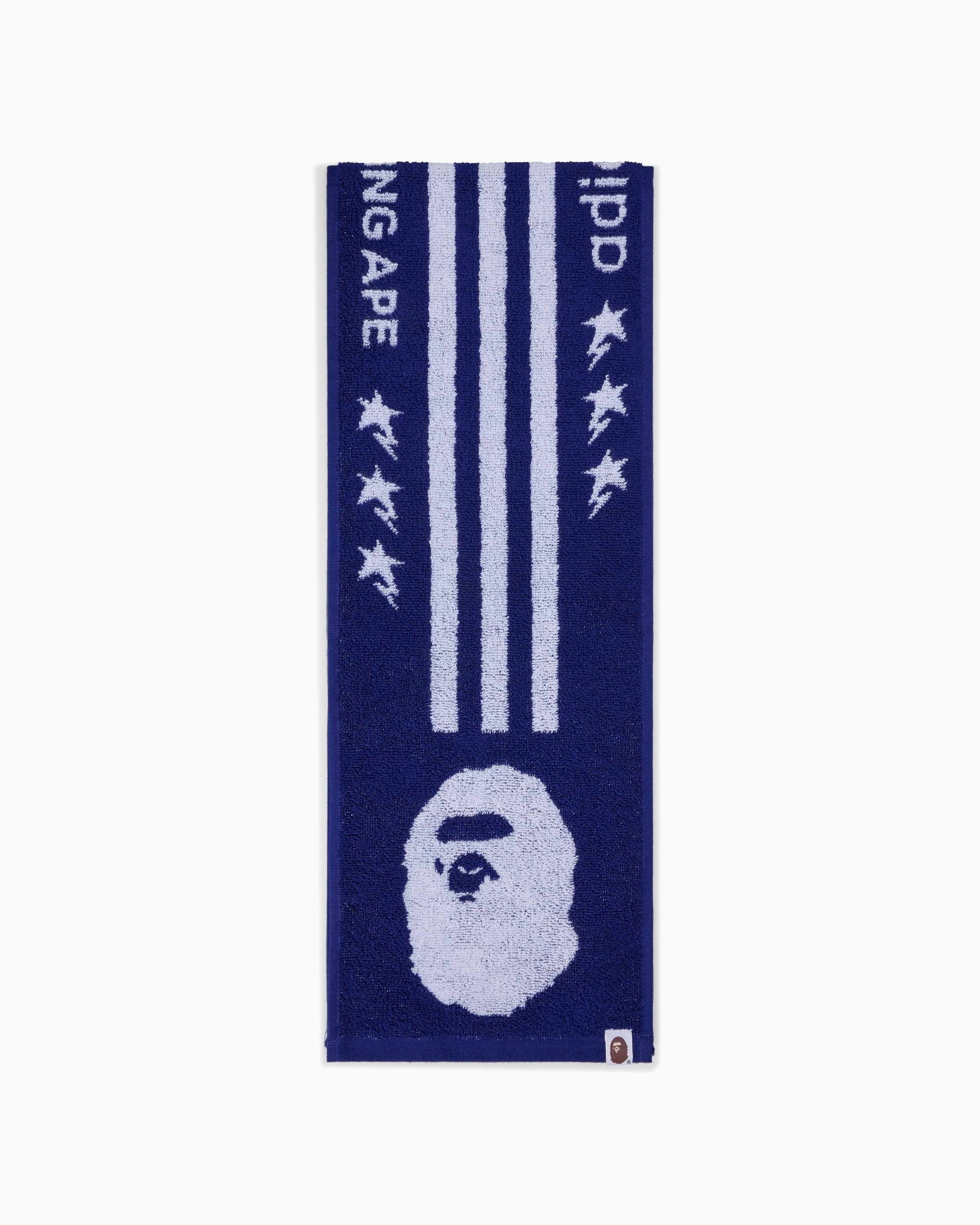 adidas Originals x BAPE FB Unisex Towel Blue KF4920 | FOOTDISTRICT