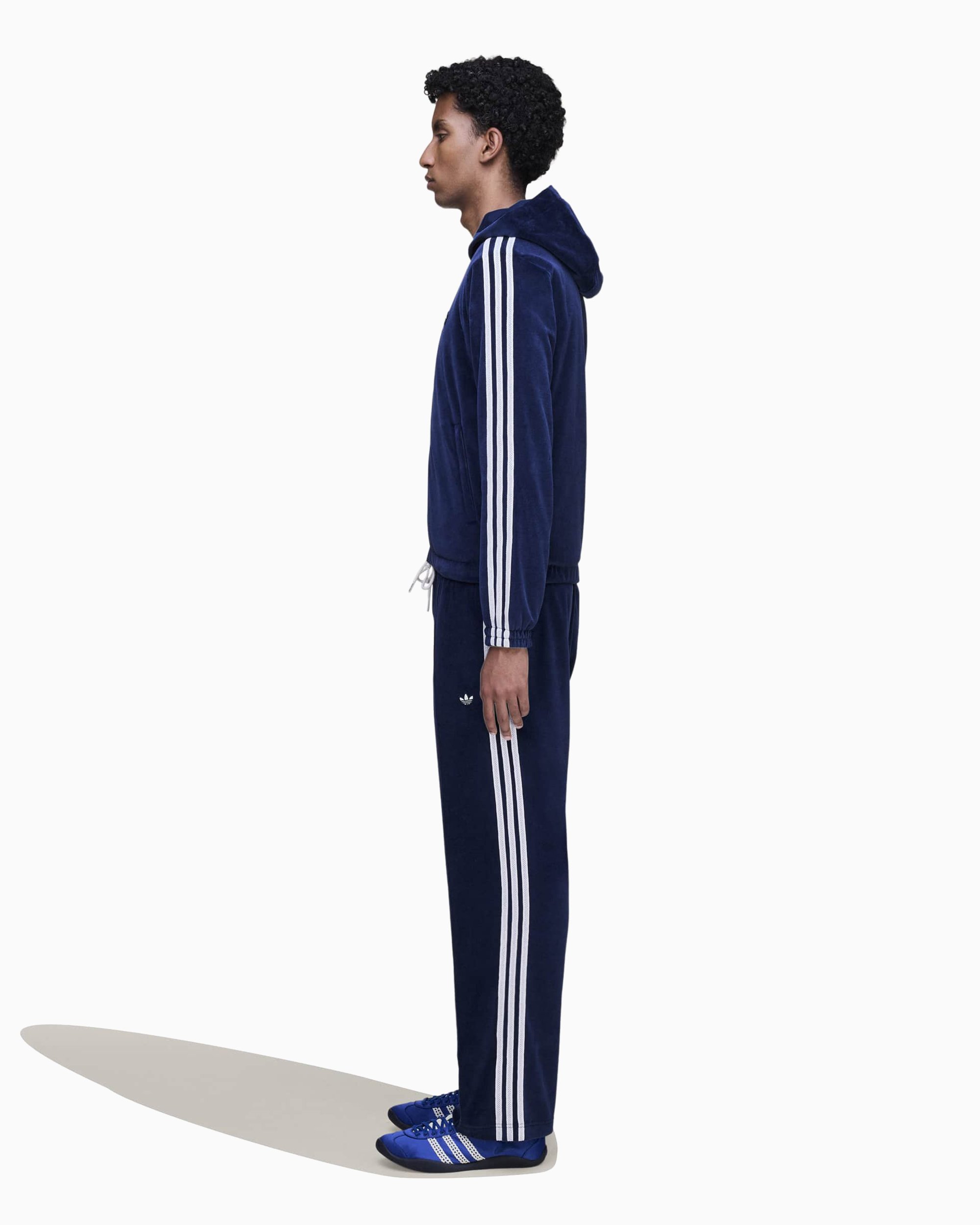 adidas Originals x Wales Bonner Velour Men's Track Jacket Blue