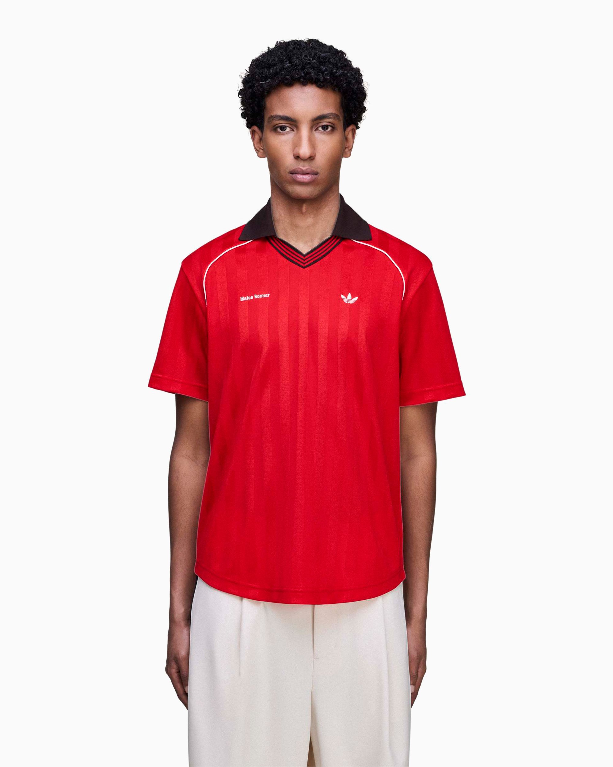 adidas Originals x Wales Bonner Jacquard Unisex Jersey T-Shirt Red