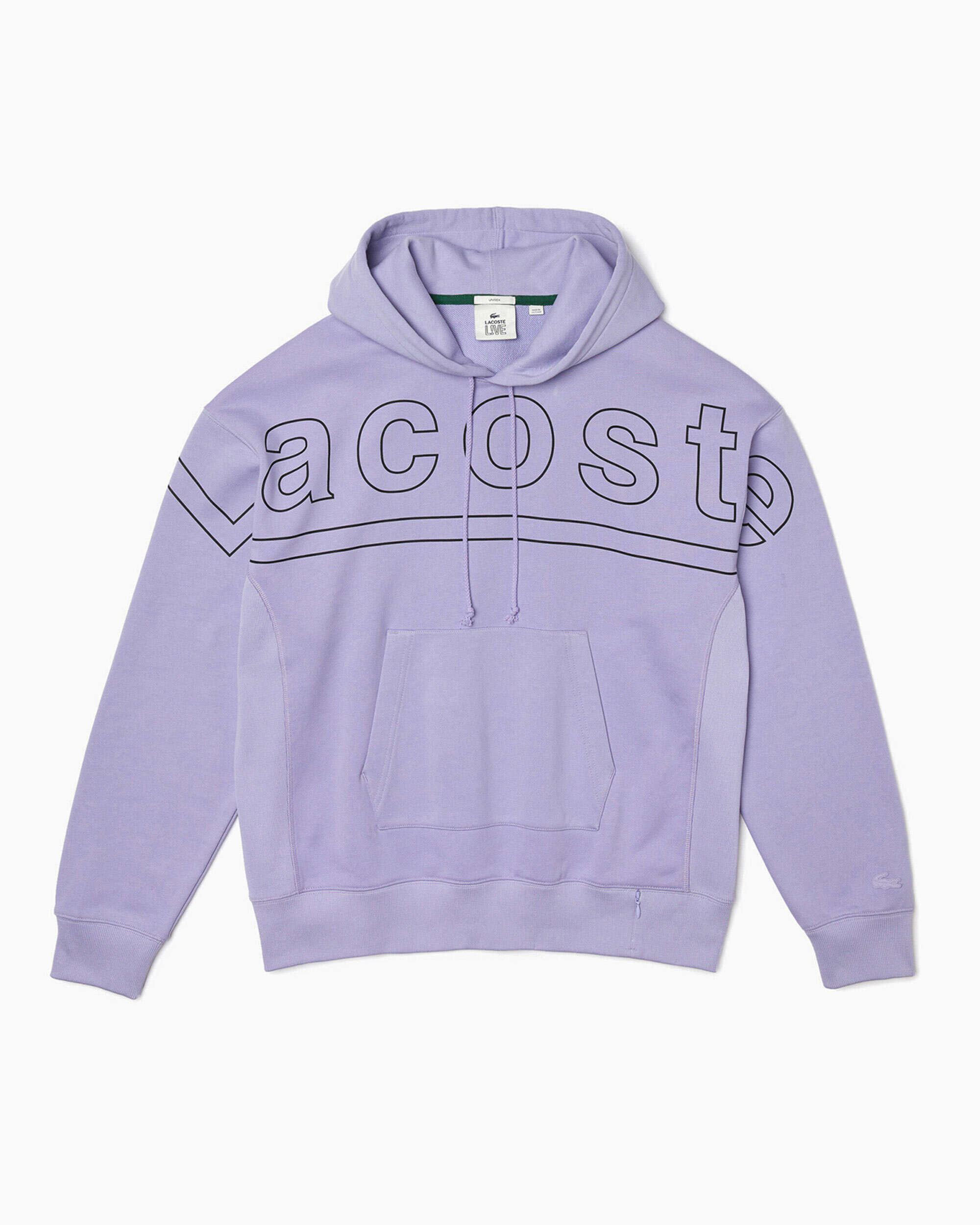 Purple hot sale lacoste hoodie