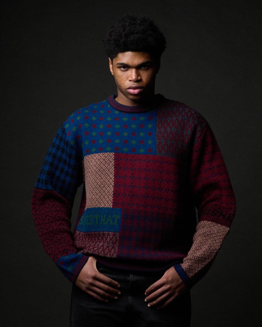 thisisneverthat® Block Men's Knit Sweater Multi TN243KKNPK06-MLT |  FOOTDISTRICT