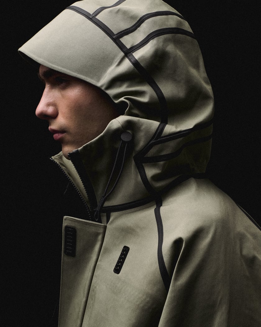 nike men's rain jacket with hood