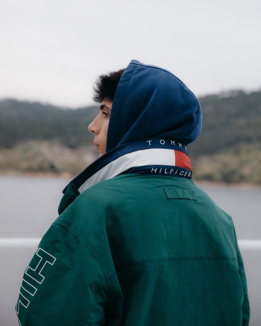 Tommy Hilfiger Sailing Reversible Relaxed Men's Rain Jacket