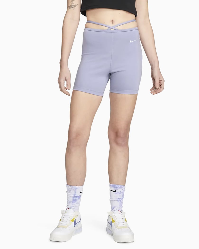 Purple nike biker shorts store