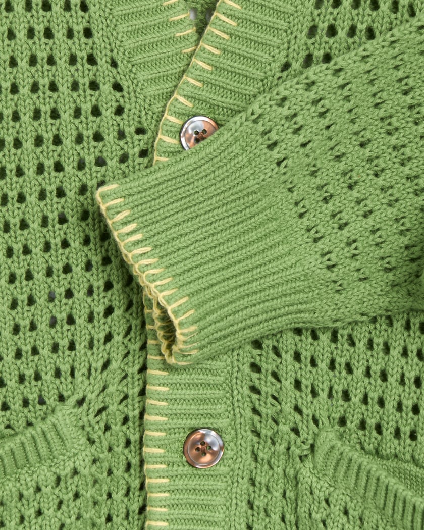 OBEY Clothing Ethan Men's Cardigan Green 151010040-MCH