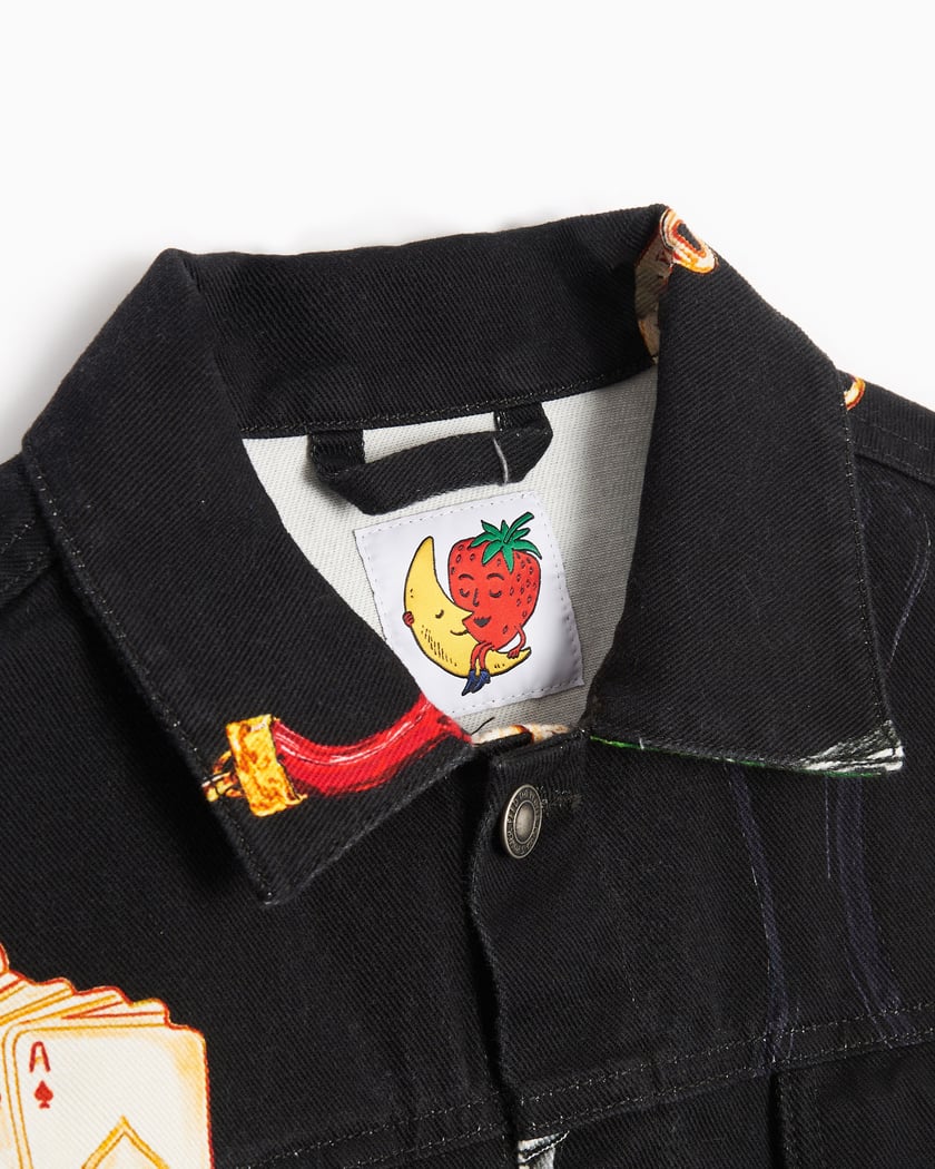 Sky High Farm Workwear Charm Unisex Print Woven Denim Jacket