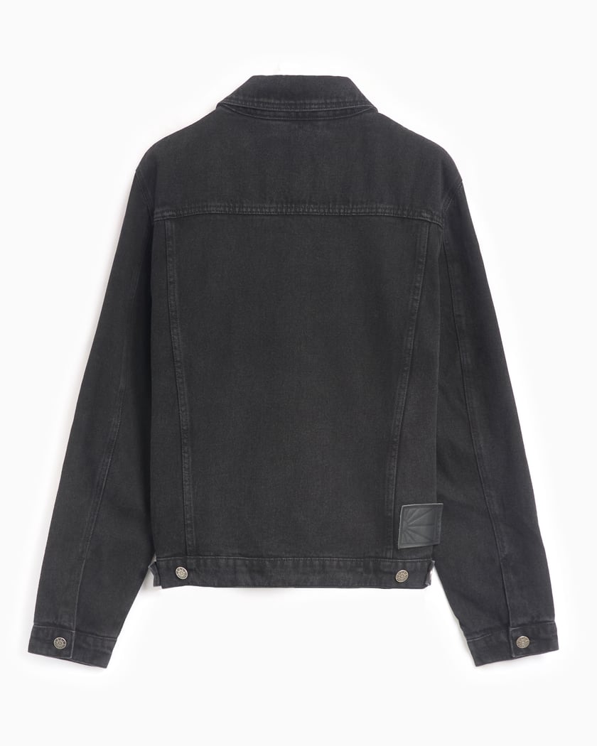 Rassvet Men's Woven Lined Denim Jacket Men's Denim Jacket Black