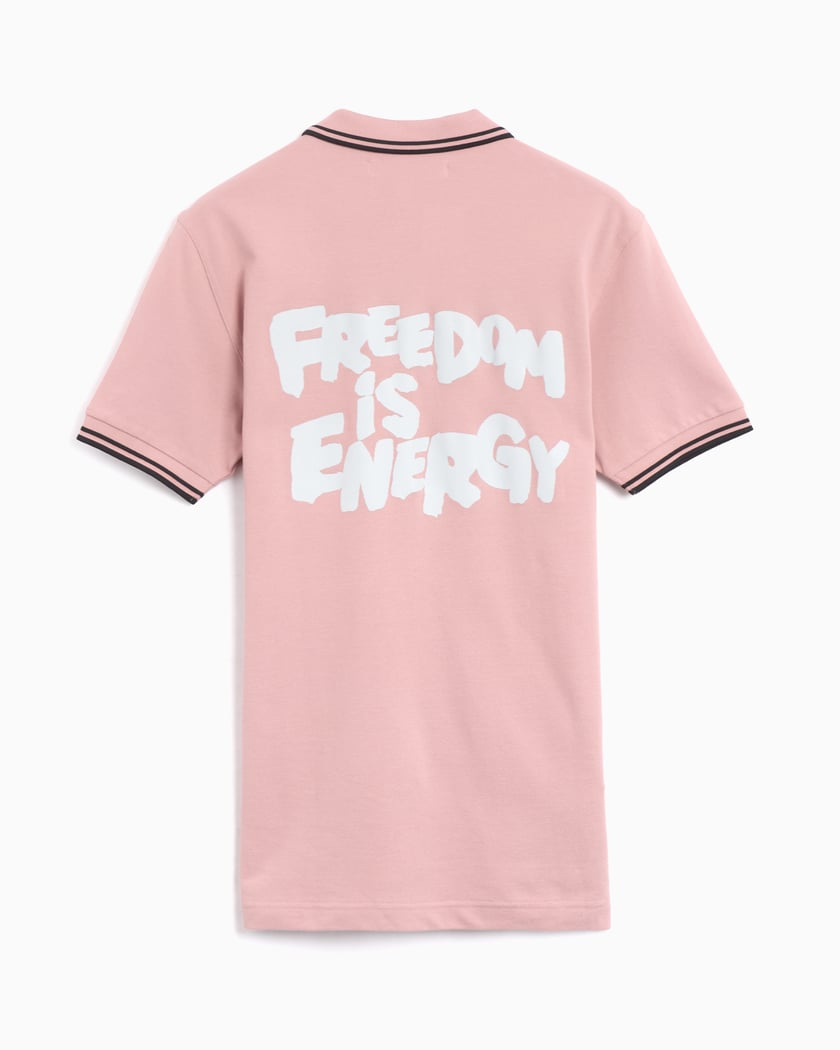 Comme Des Garçons Shirt x Fred Perry Logo Freedom Is Energy