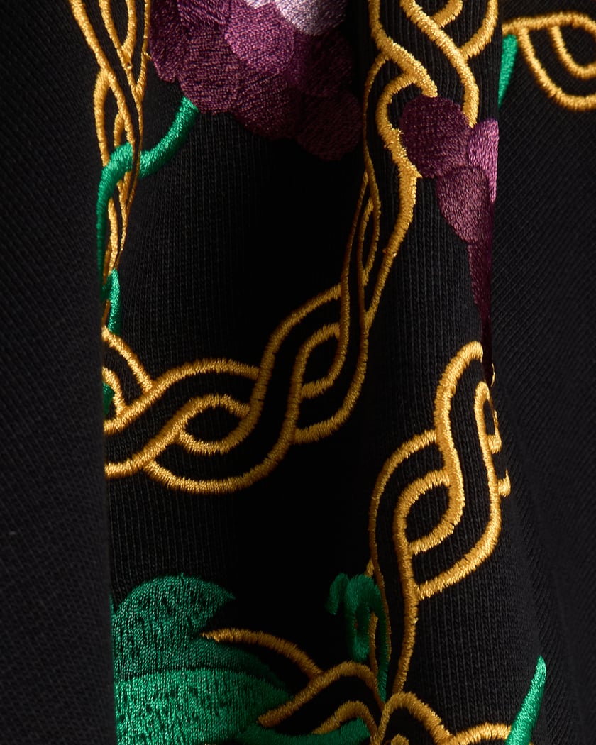 Drôle de Monsieur D Raisin Men's Hoodie Black HO170-CO127-BL