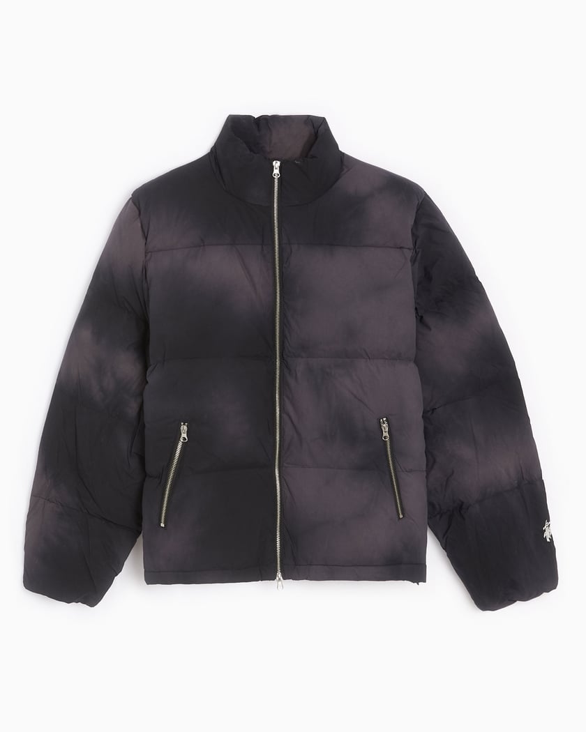 Stüssy Recycled Nylon Unisex Down Puffer Jacket Black 115673-VINB