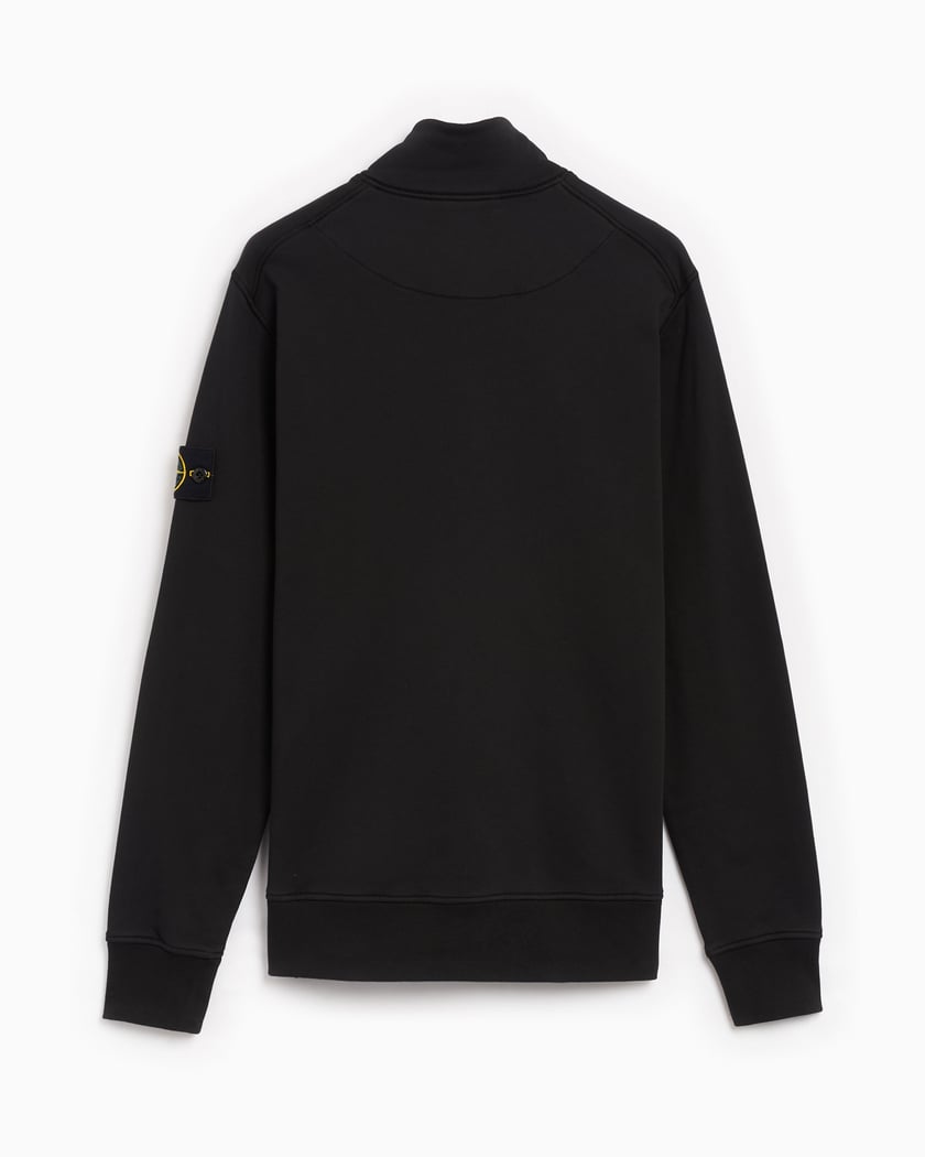 Stone Island Men s Half Zip Sweatshirt Zwart 801561951 A0029 FOOTDISTRICT