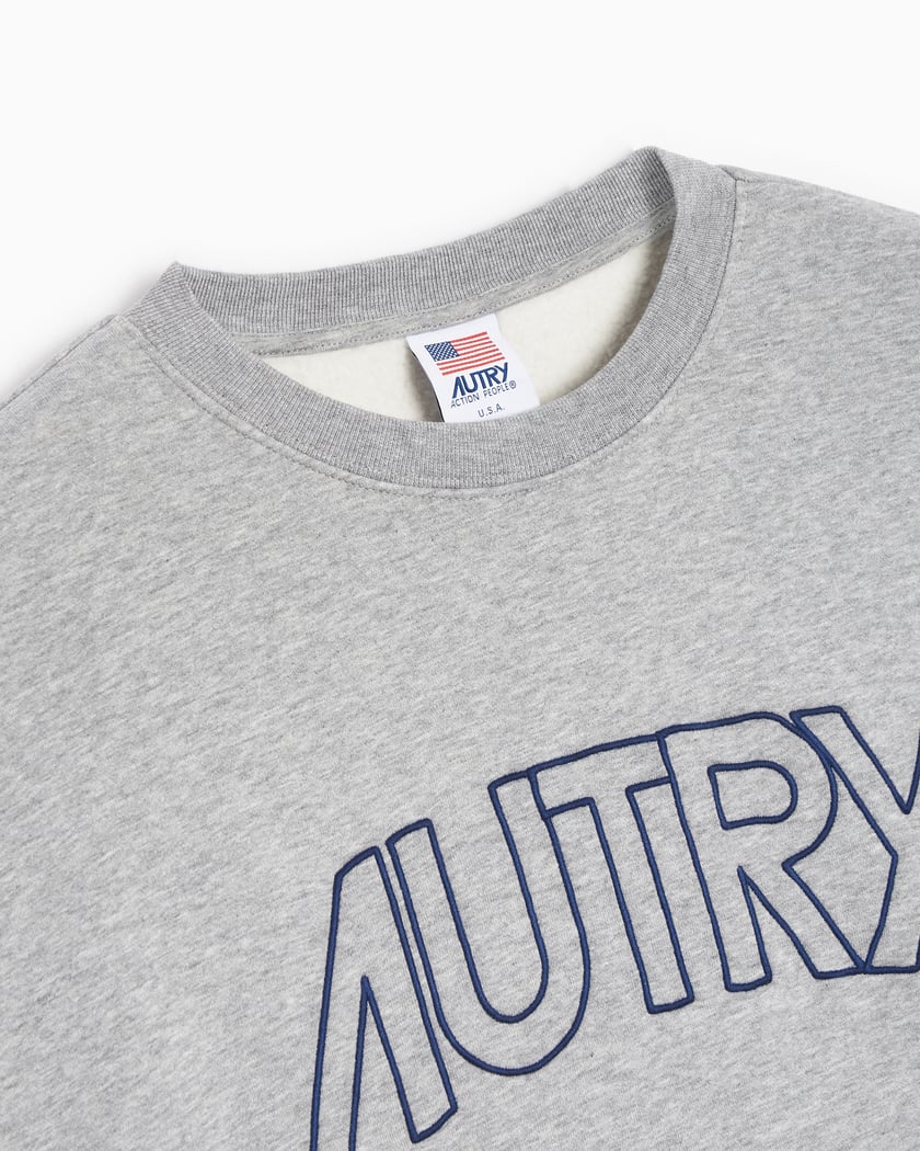【関税送料無料】AUTRY SS25 Cream cotton Main Wom sweatshirt Autry Icon Men's Sweatshirt Gray SWIM408M | FOOTDISTRICT