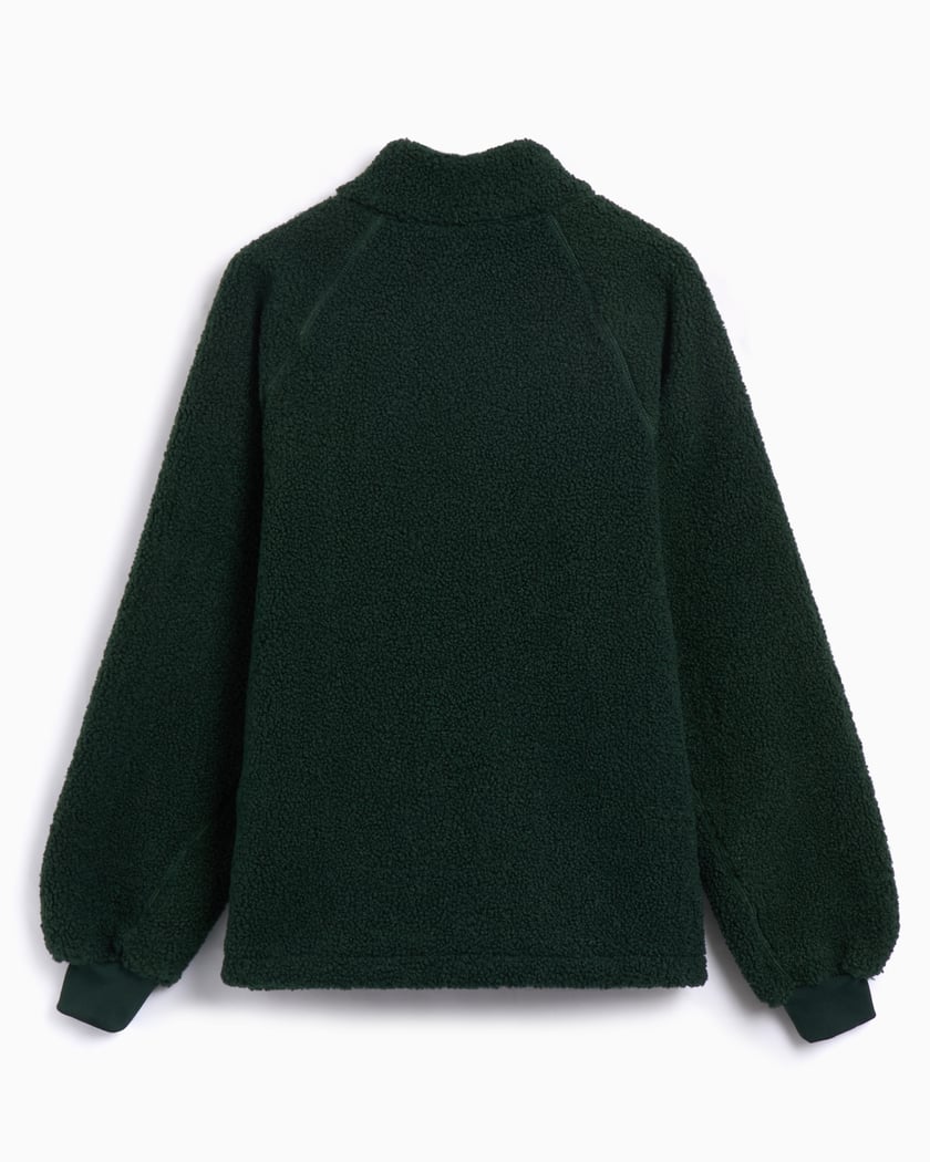 Dime MTL Men's Polar Fleece Sherpa Zip Jacket Green