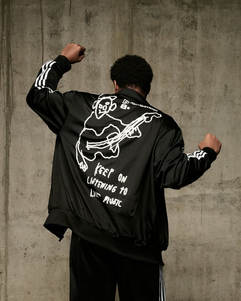 Veste de Survêtement adidas Originals x FSTVL B FOOTDISTRICT Firebird  Adicolor 