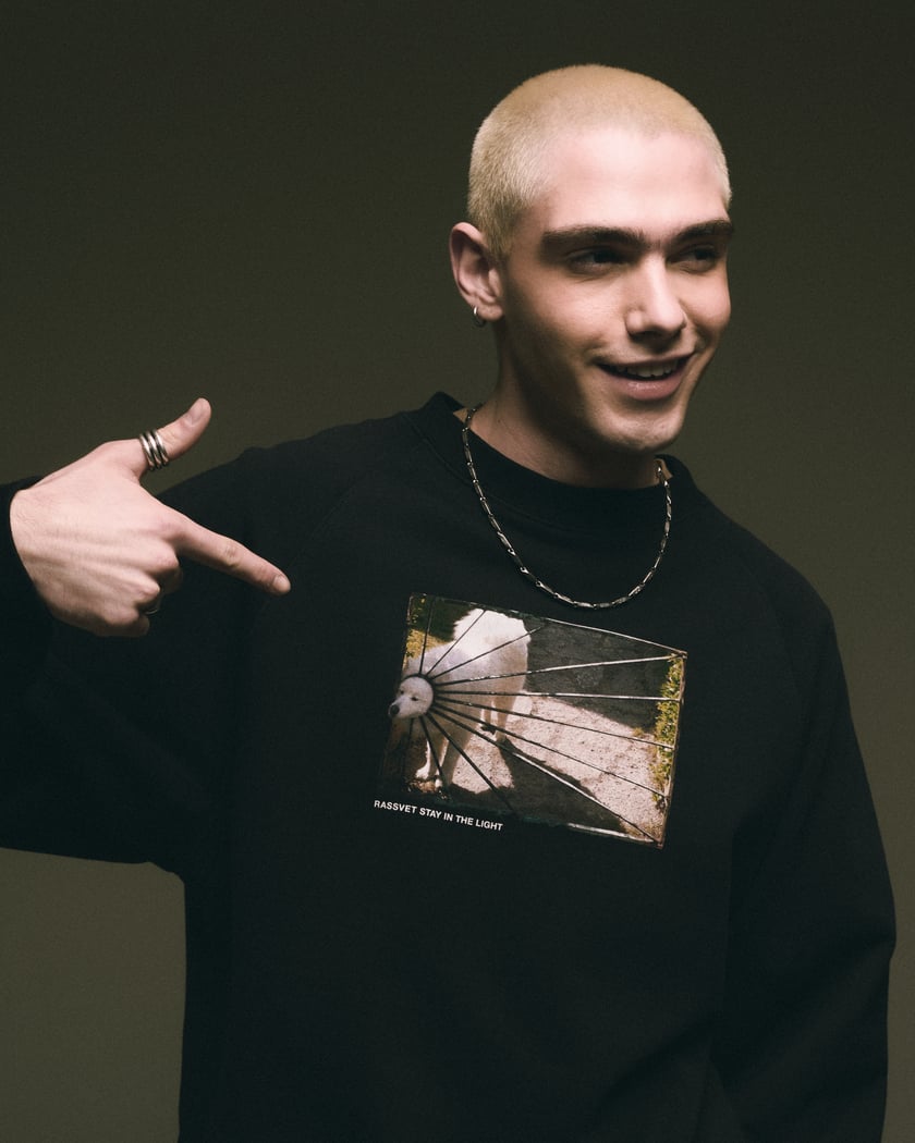 スケートボード RASSVET / PACCBET LOGO CREW KNIT - スケートボード
