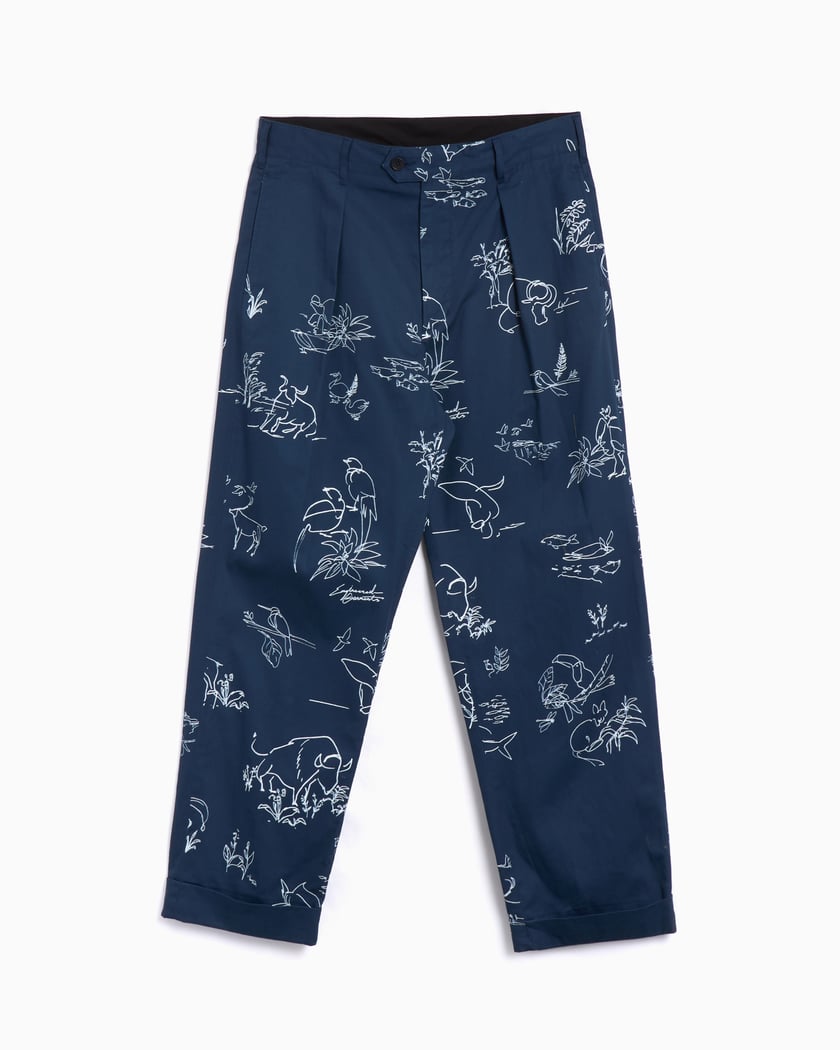 Engineered Garments Carlyle Men's Pants Blue 25S1F012-CT285