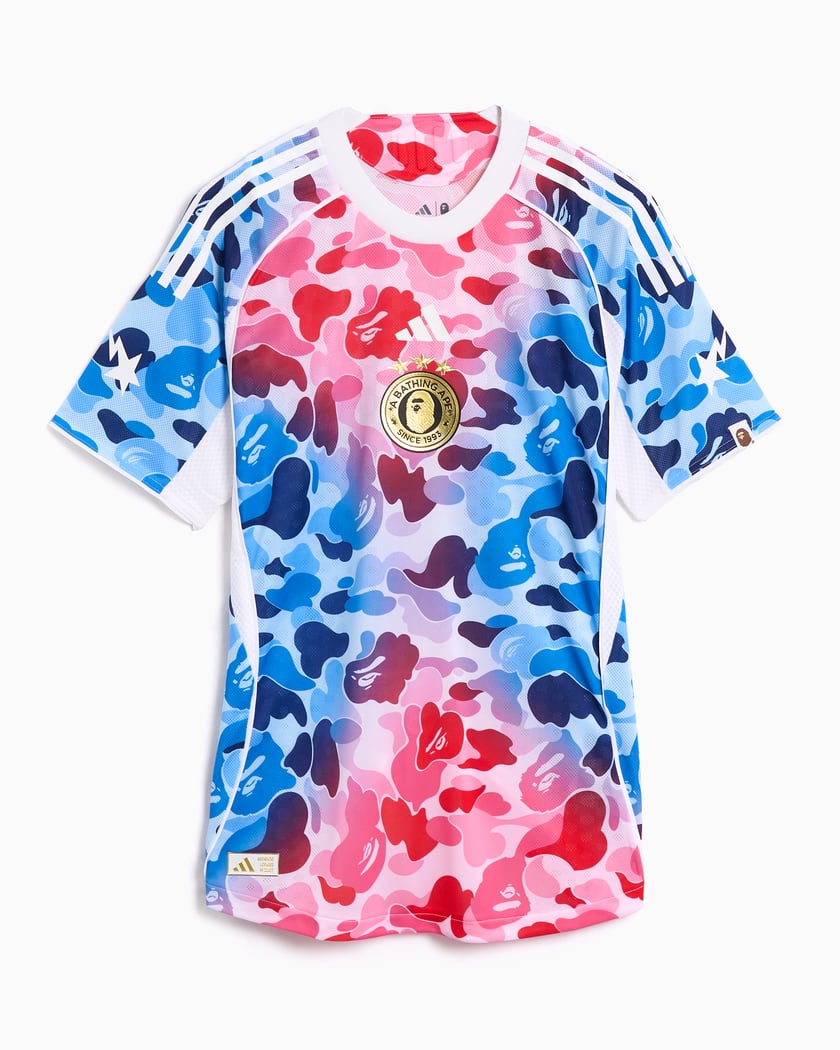 Jersey T-Shirt con grafica Slim adidas Originals x BAPE Football