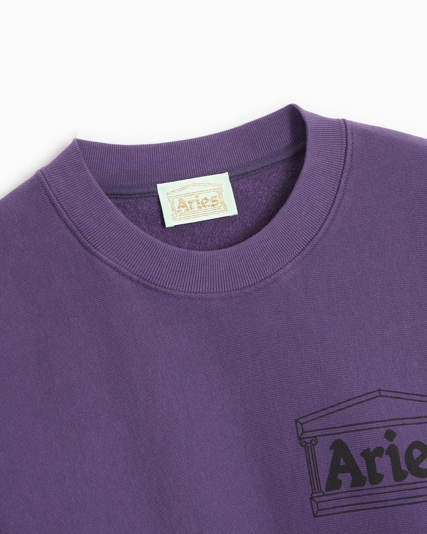 Aries Premium Temple Unisex Sweatshirt Purple FUAR20000-PRL