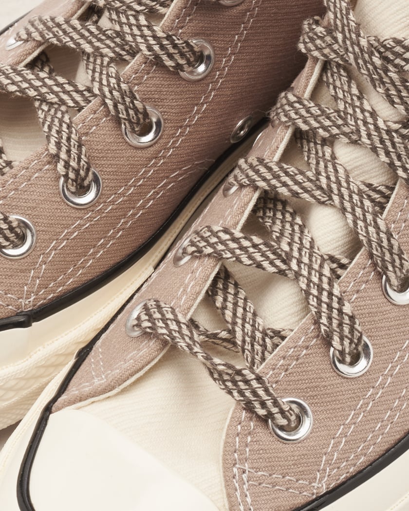Beige converse high tops sales